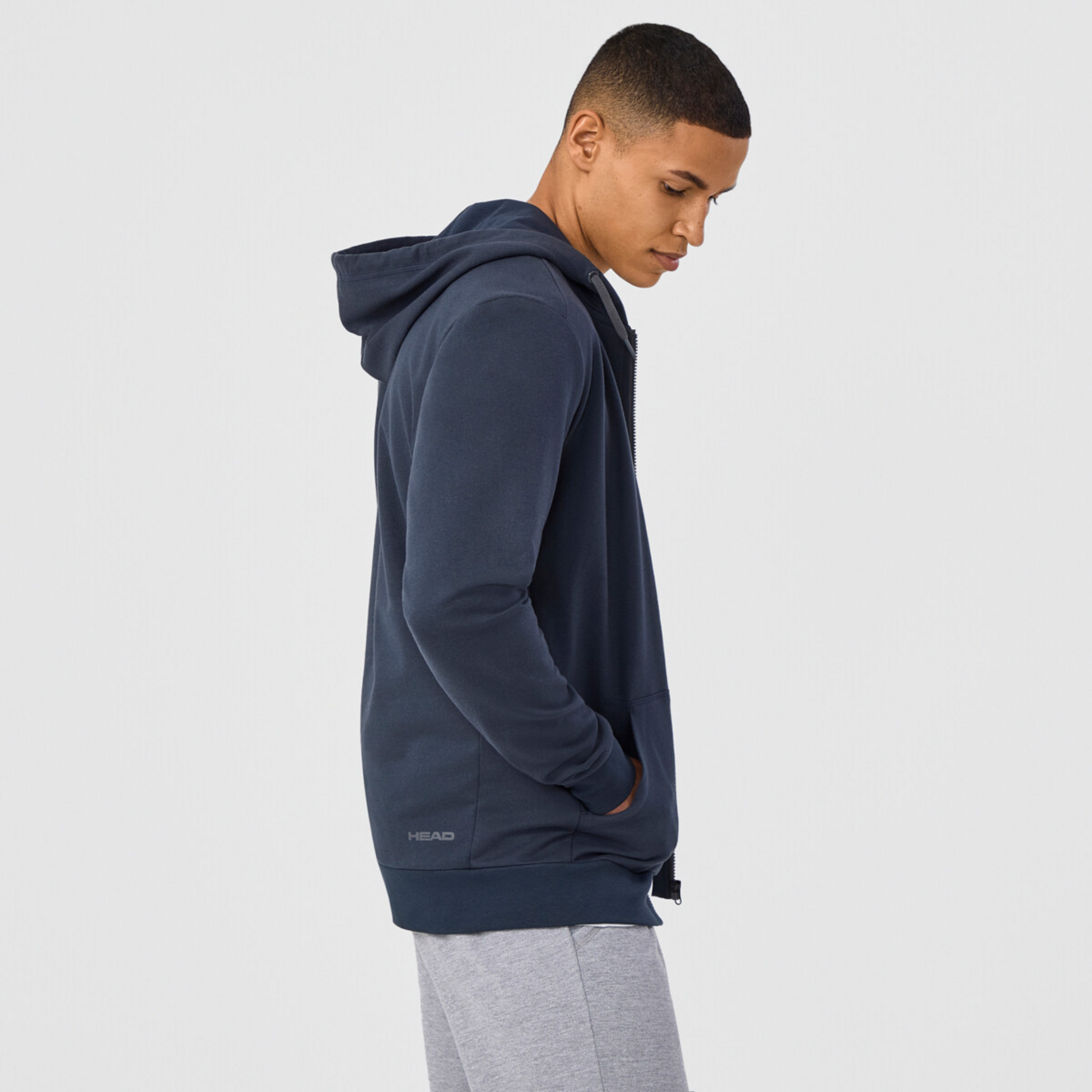 HEAD, Head Club Original  Hoodie Fz Men