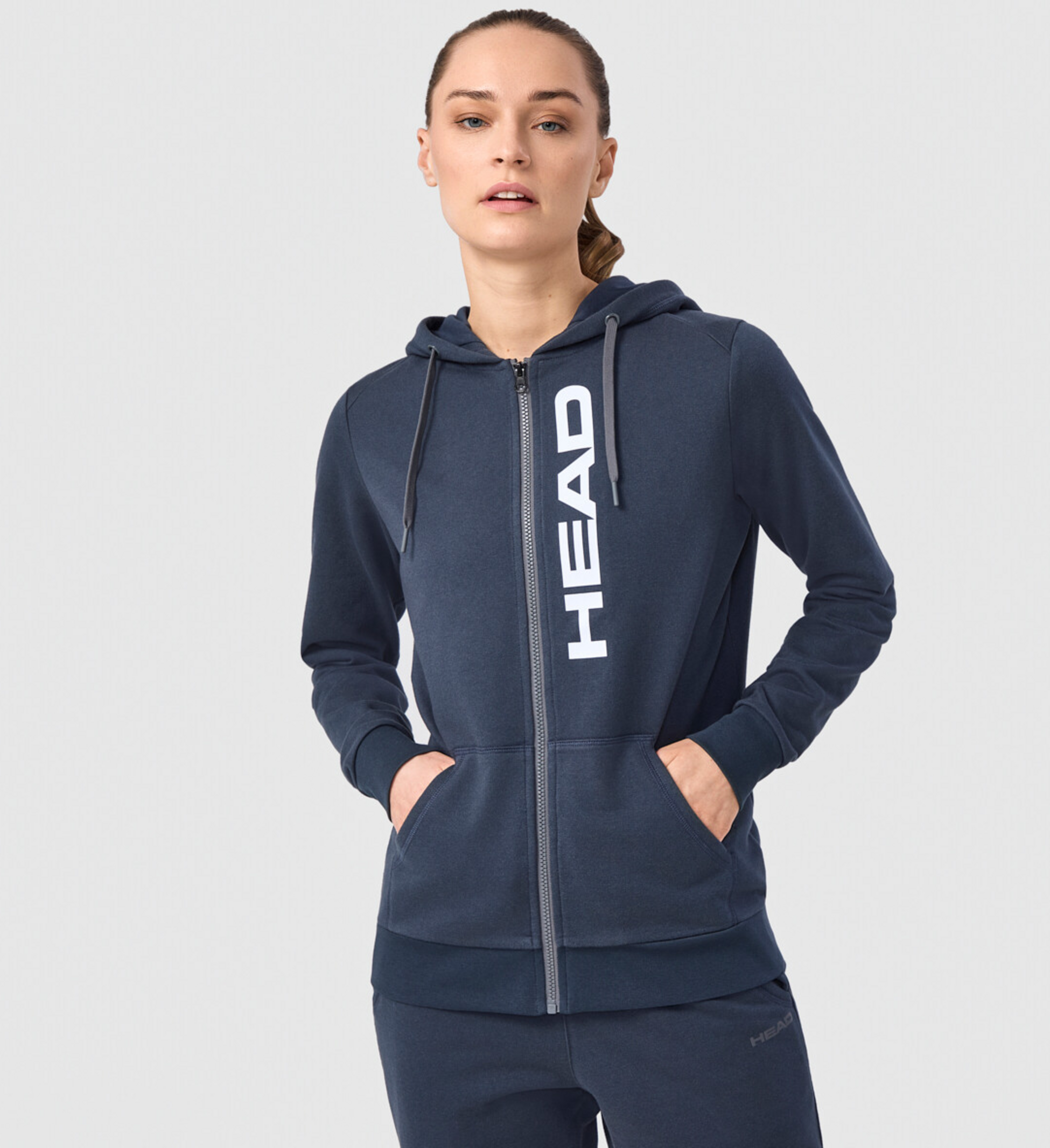 HEAD, Head Club Original Hoodie Fz Women
