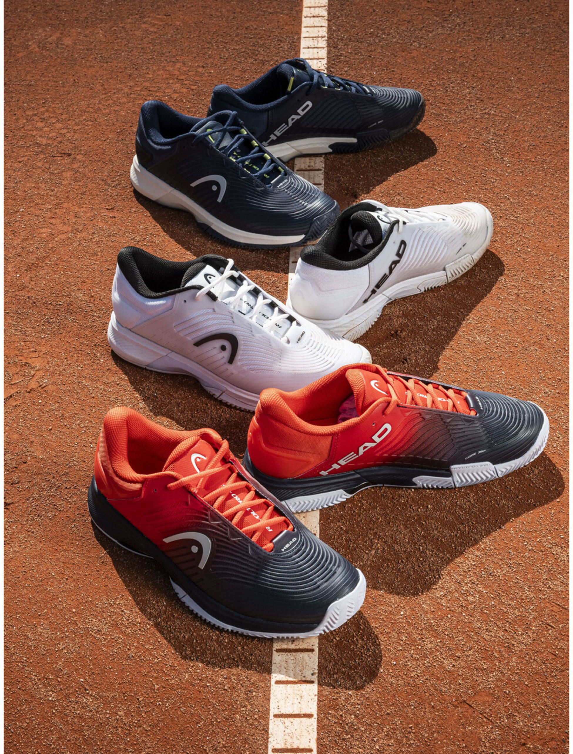 HEAD, Head Revolt Pro 4.5 Clay Men Whbk