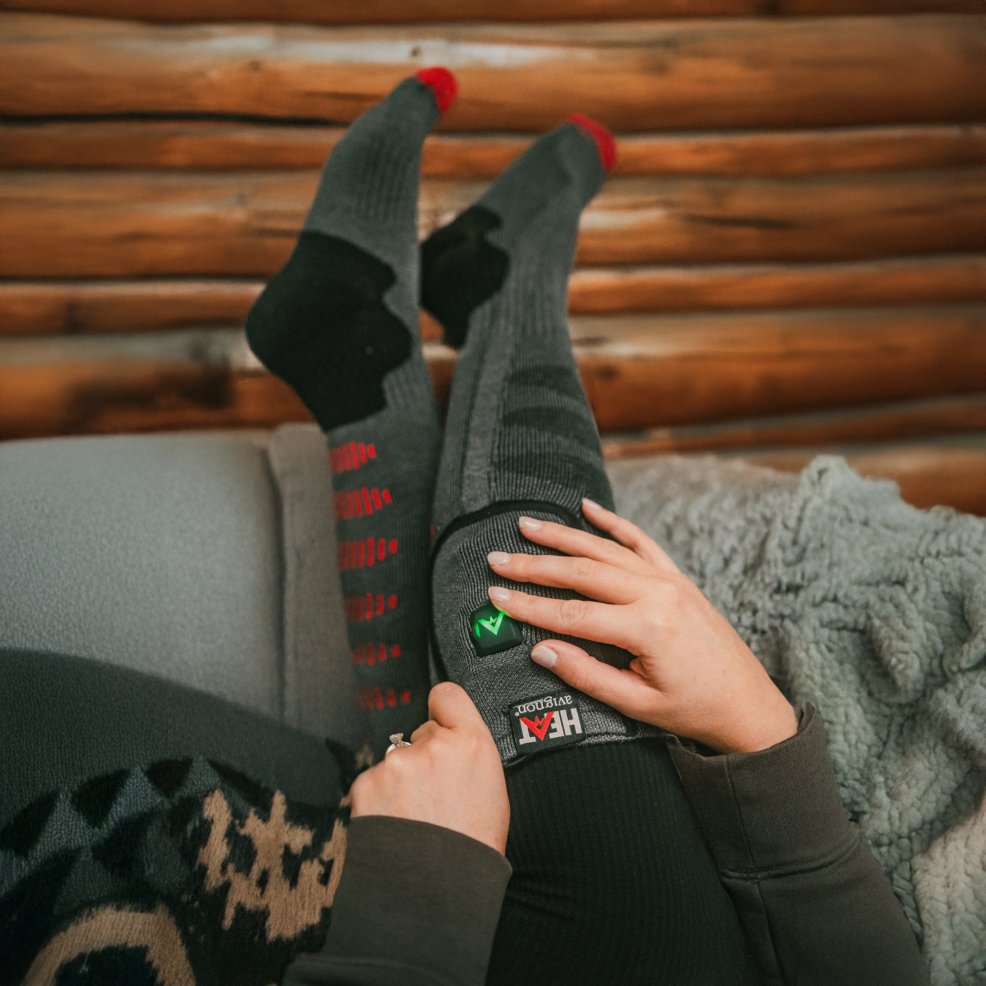 AVIGNON, Heat Surroundactive V2 Tunn V&auml;rmestrumpa Powerbank