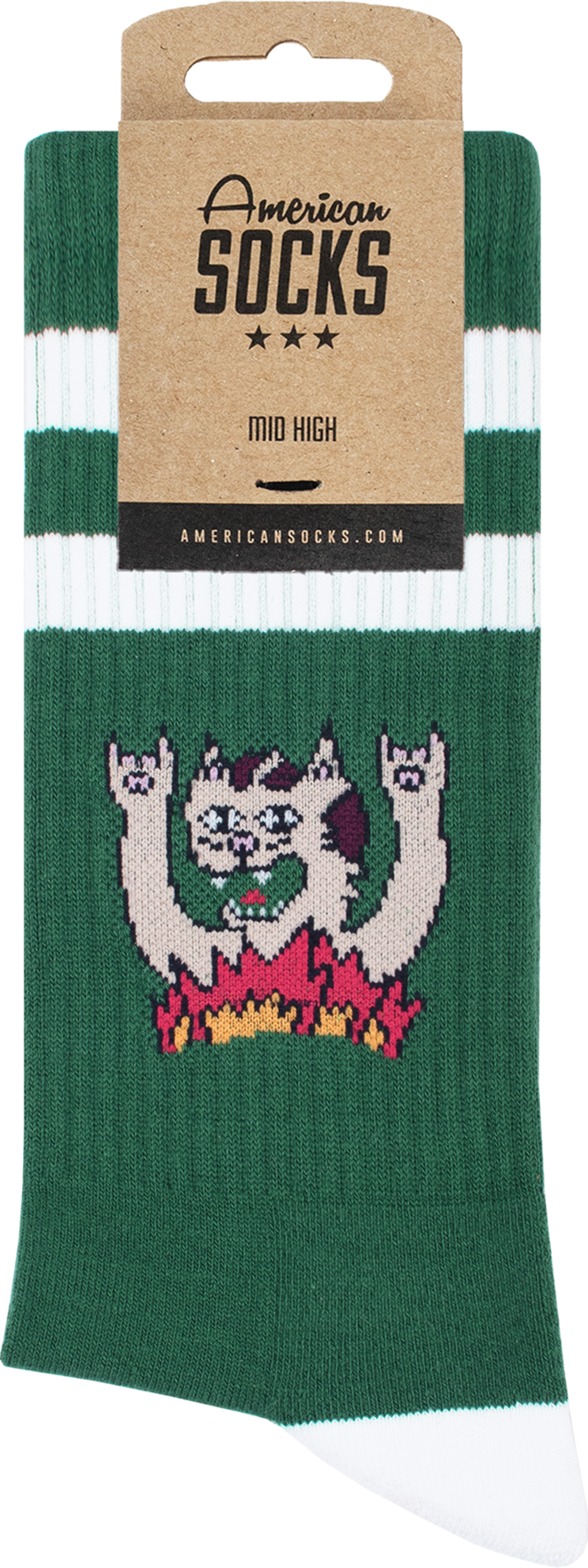 AMERICAN SOCKS, Heavy Cat - Mid High