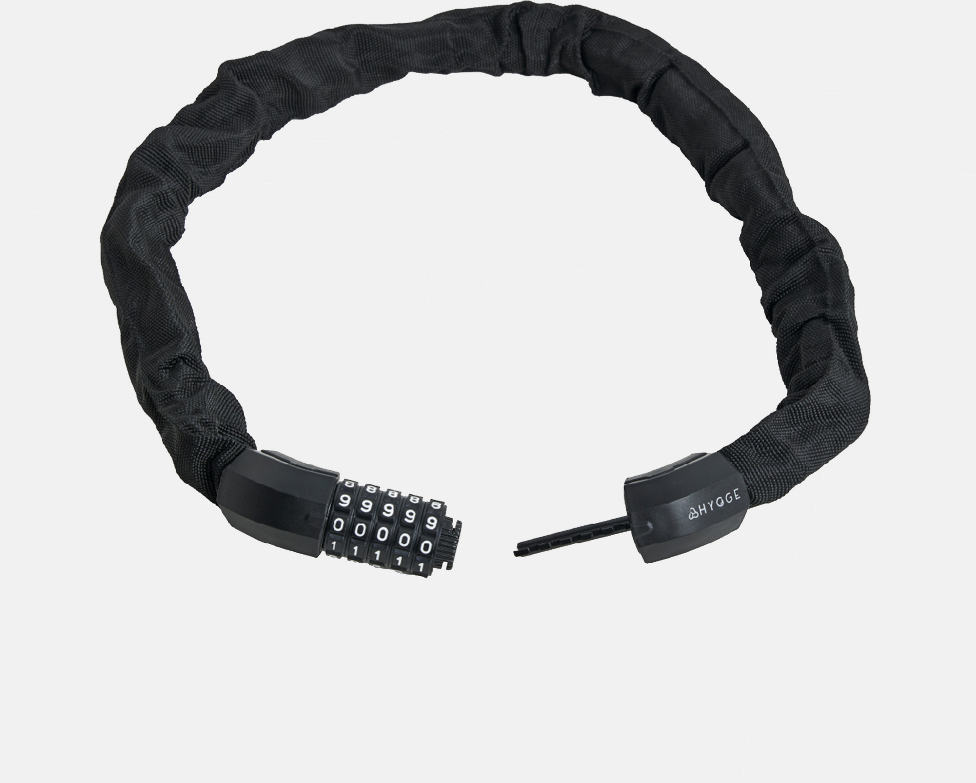 HYGGE BIKES, Heavy-Duty Bike Chain Lock &ndash; Anti-Theft Security Chain for E-Bikes and Motorbikes