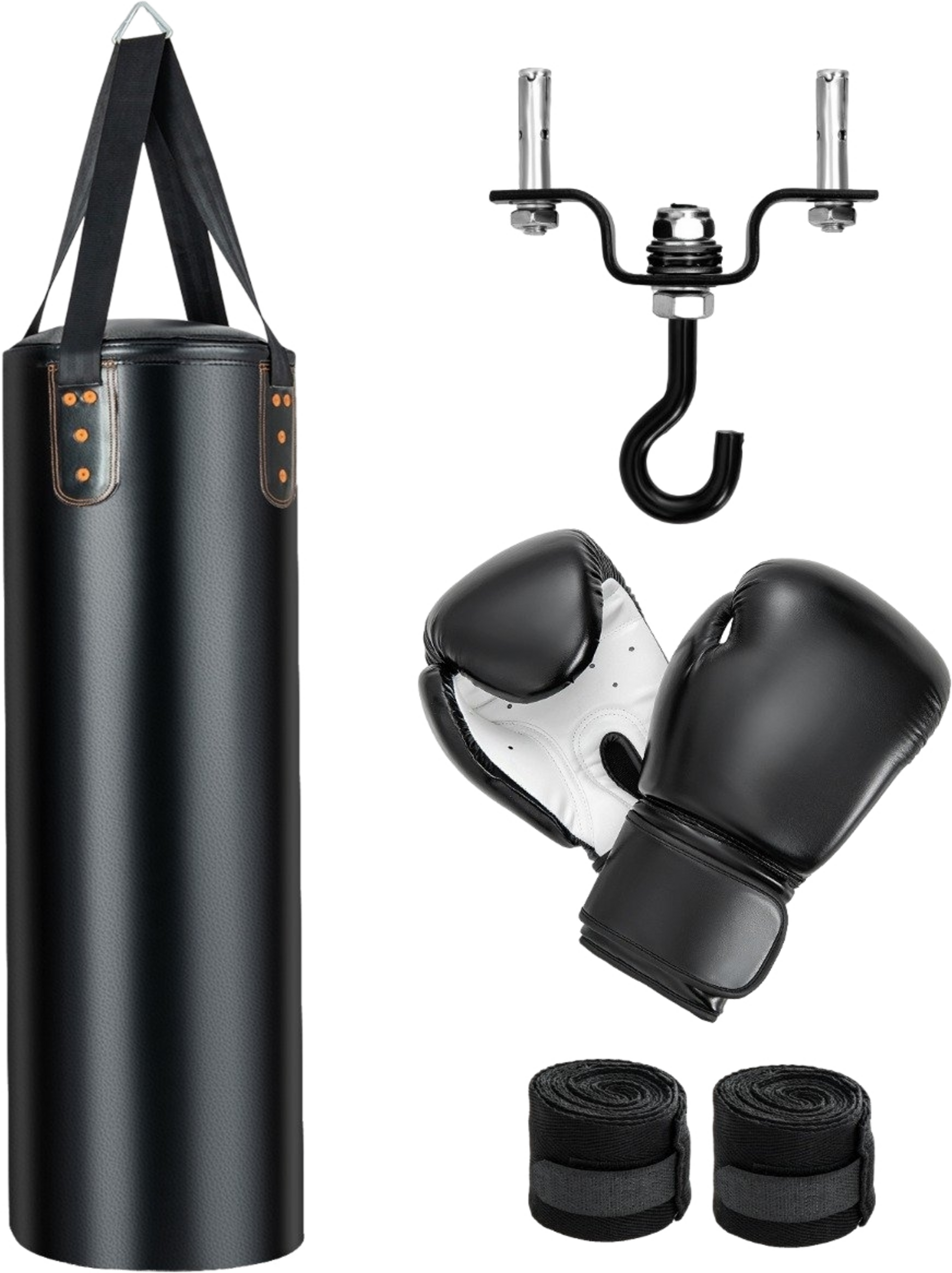 B2X, Heavy Punching Bag For Adults 4 In 1 Hanging Punching Bag With 12oz Boxing Gloves