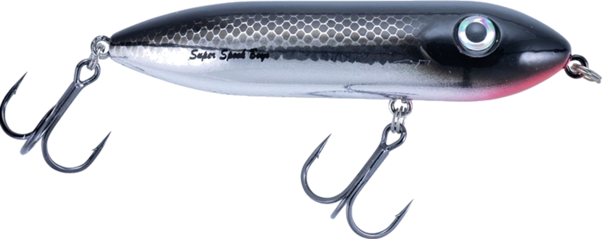 HEDDON, Heddon Super Spook Boyo 9,5g 7,5cm - Black Shiner