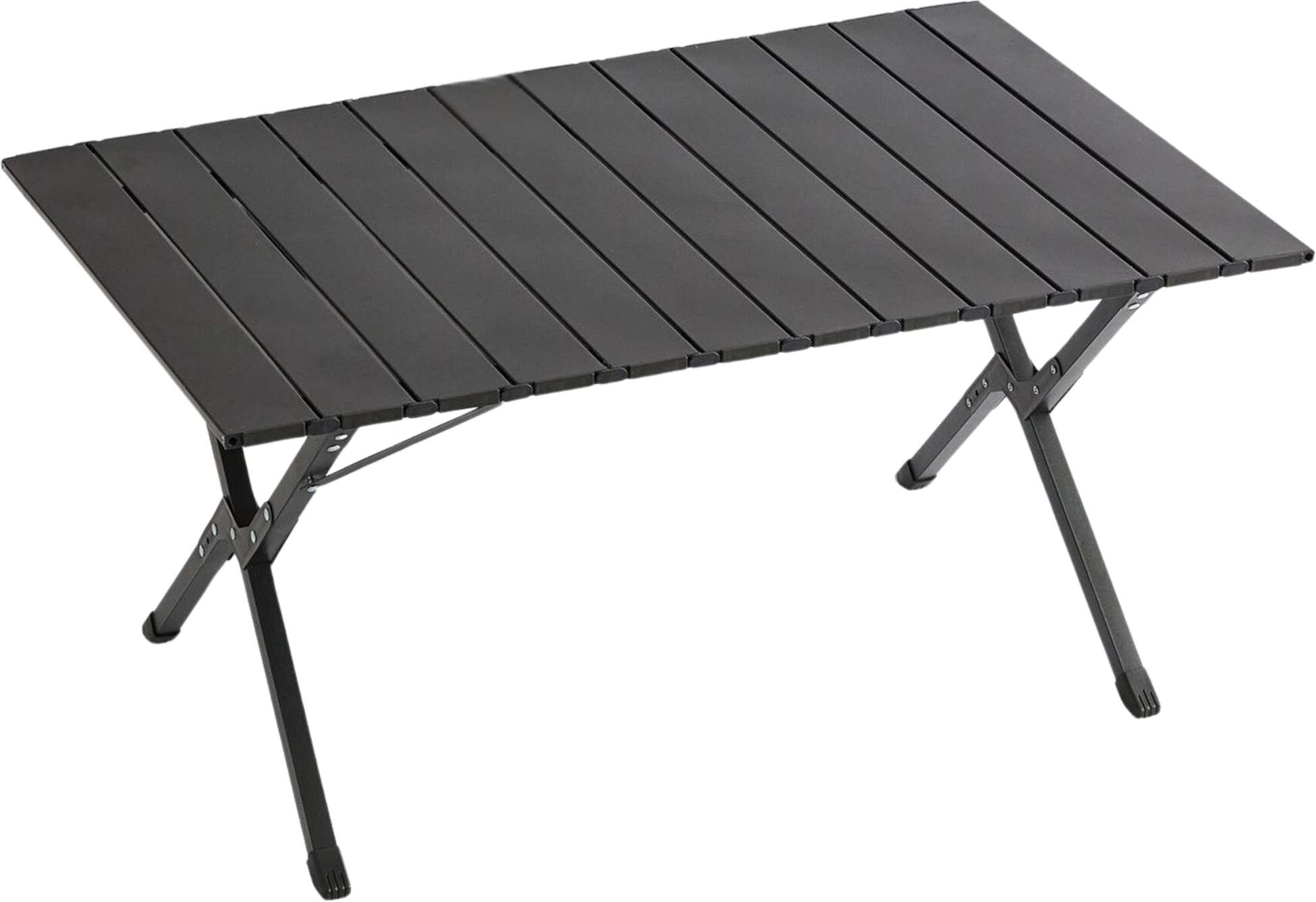 NORTHIX, Height-adjustable Folding Camping Table, Steel, Weatherproof