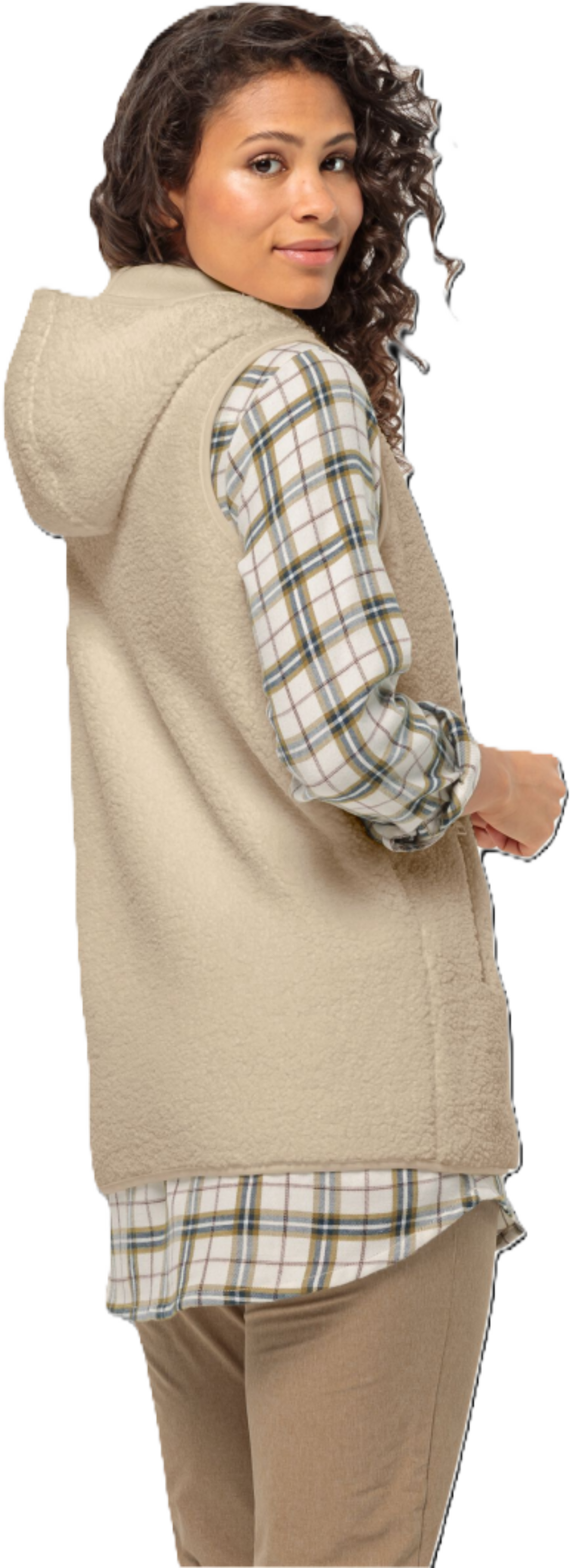 JACK WOLFSKIN, High Curl Long Vest W