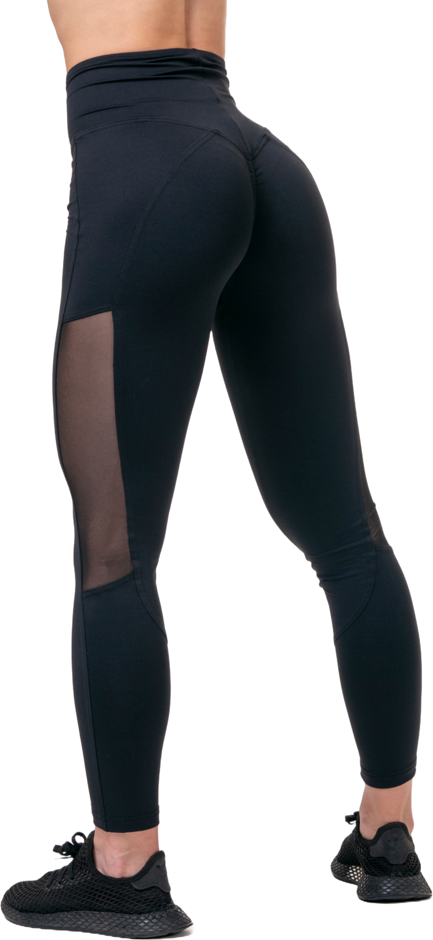 NEBBIA, High Waist Mesh Tights