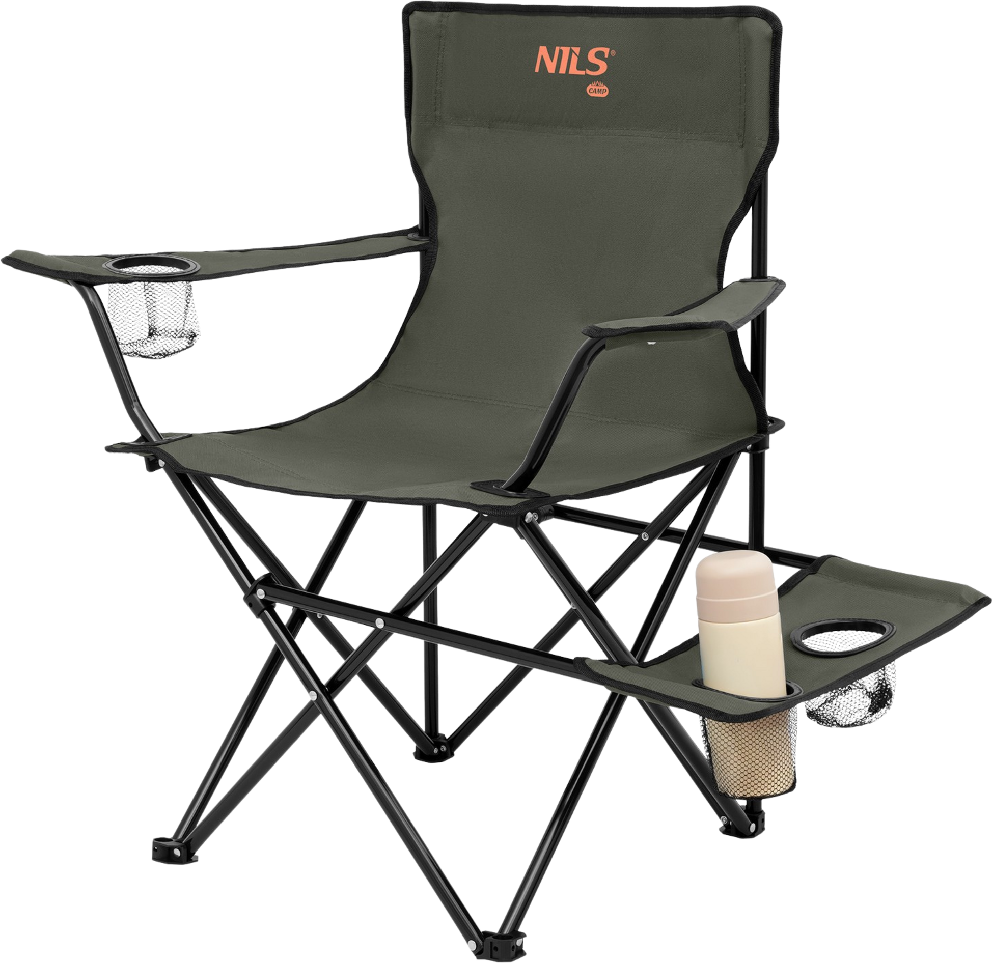 NORTHIX, Hiking Chair, Khaki &ndash; Lightweight, Portable