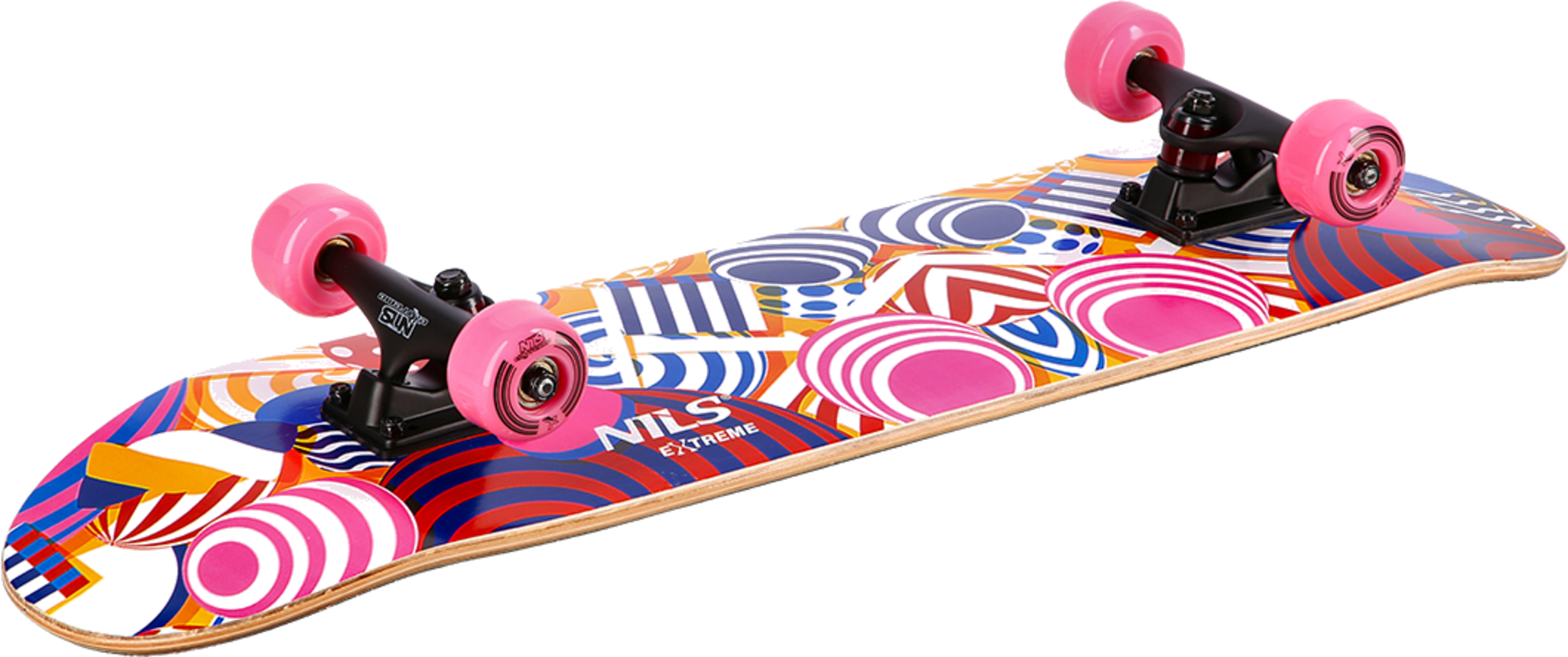 NORTHIX, Hoop Skateboard, Durable Deck, Nils Extreme