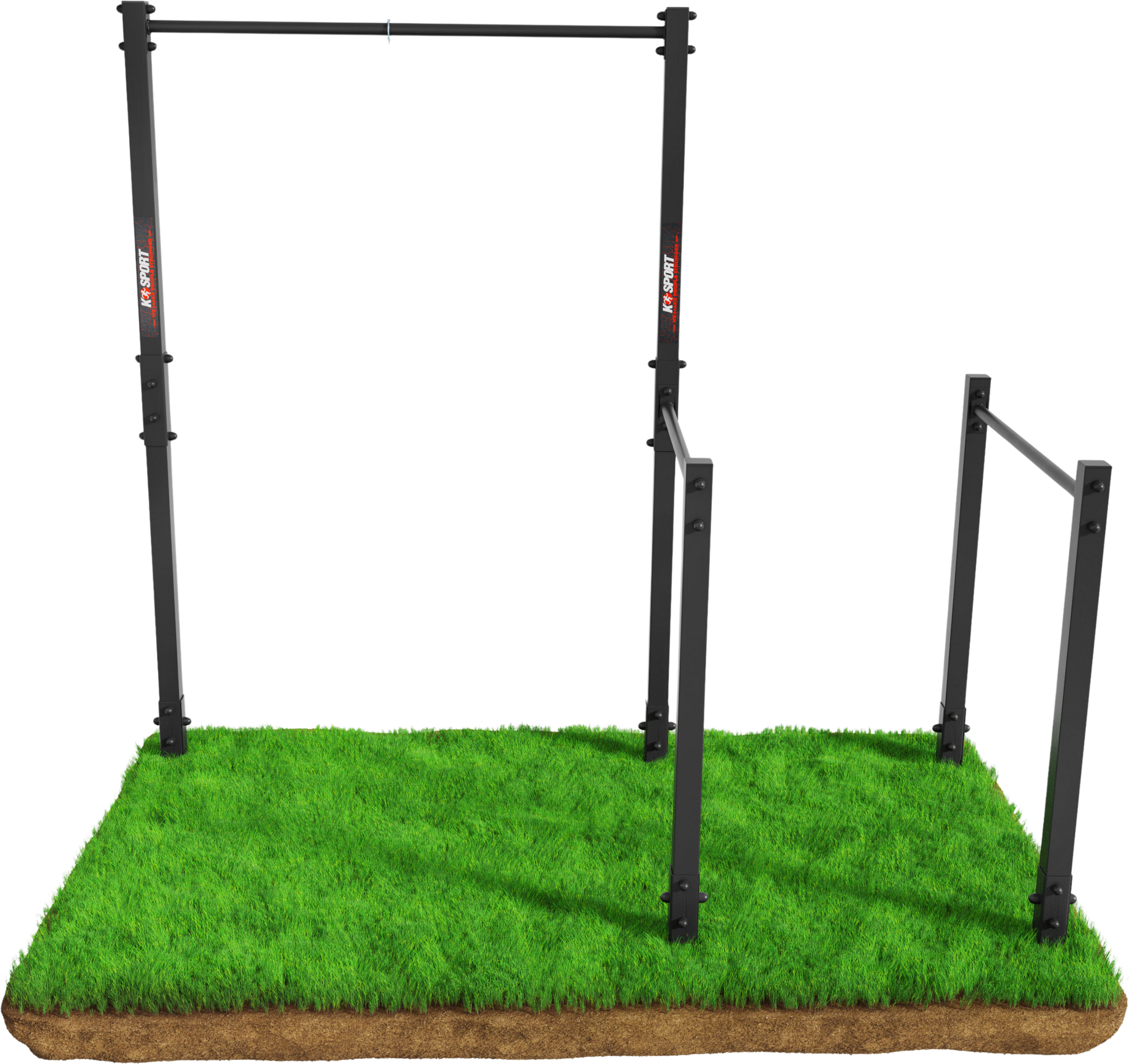 K-SPORT, Horisontell Bar Utomhus Med Pull-up Bar I Tr&auml;dg&aring;rden (outdoor)