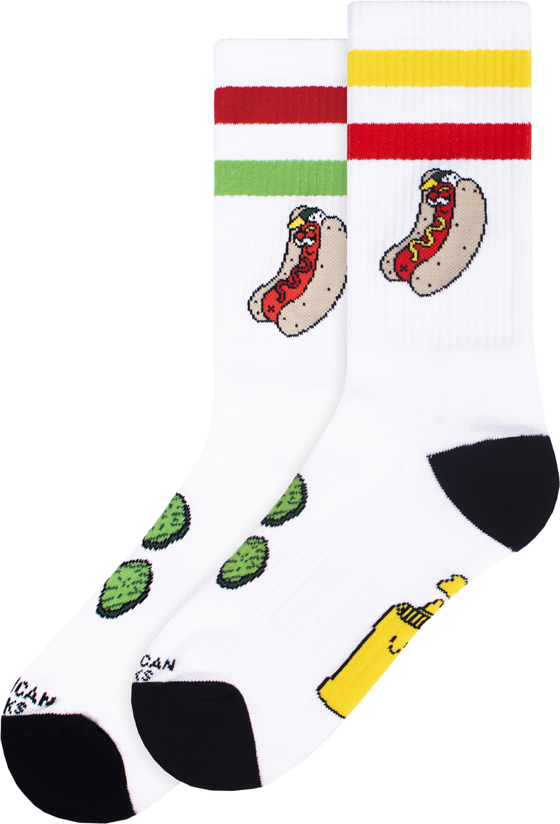 AMERICAN SOCKS, Hot "hot Dog" - Mid High