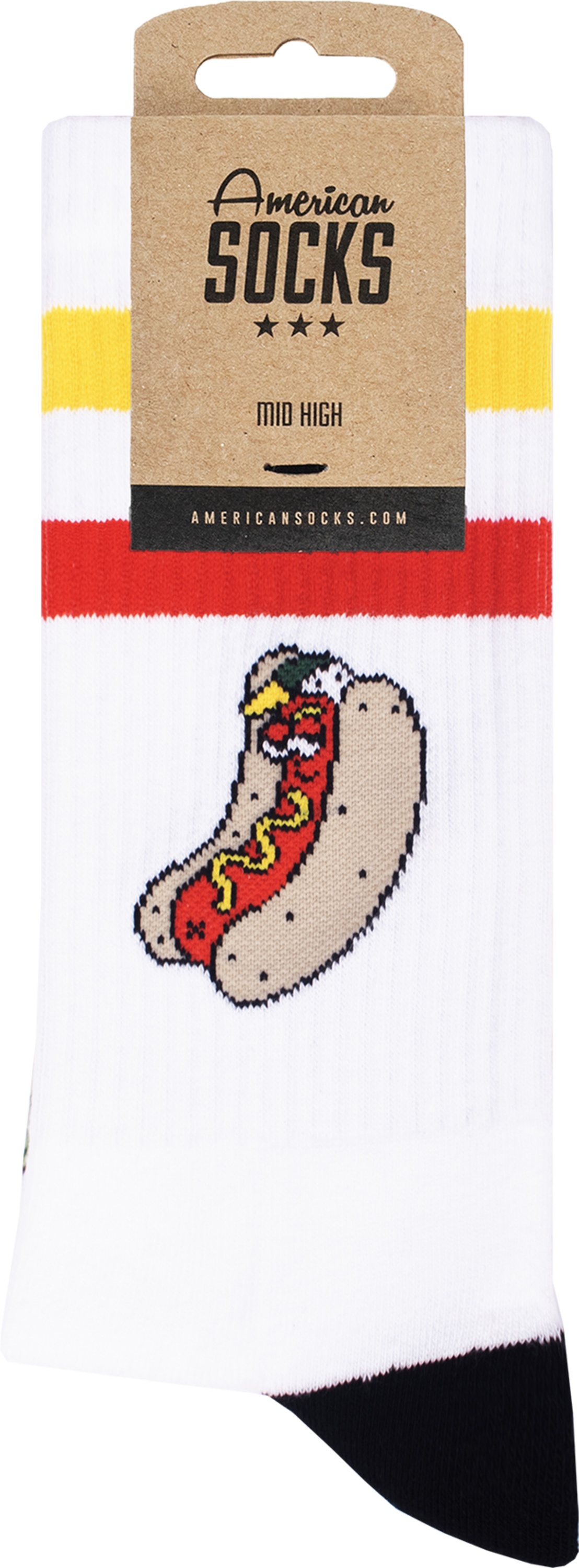 AMERICAN SOCKS, Hot "hot Dog" - Mid High