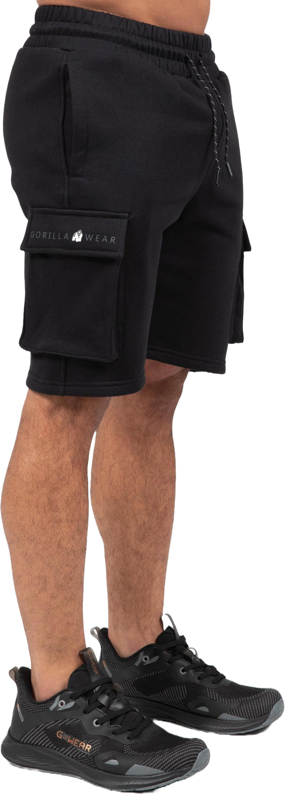 GORILLA WEAR, Hudson Cargo Sweat Shorts