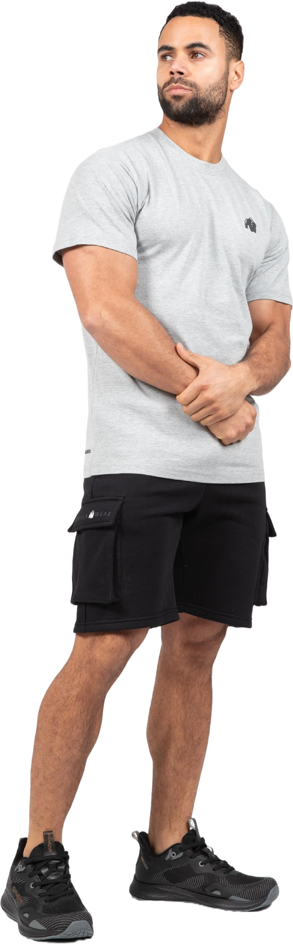 GORILLA WEAR, Hudson Cargo Sweat Shorts