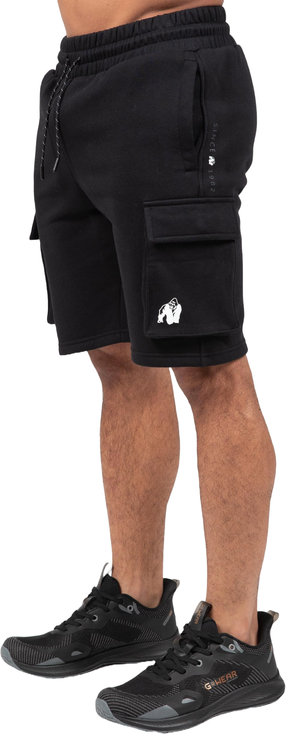 GORILLA WEAR, Hudson Cargo Sweat Shorts