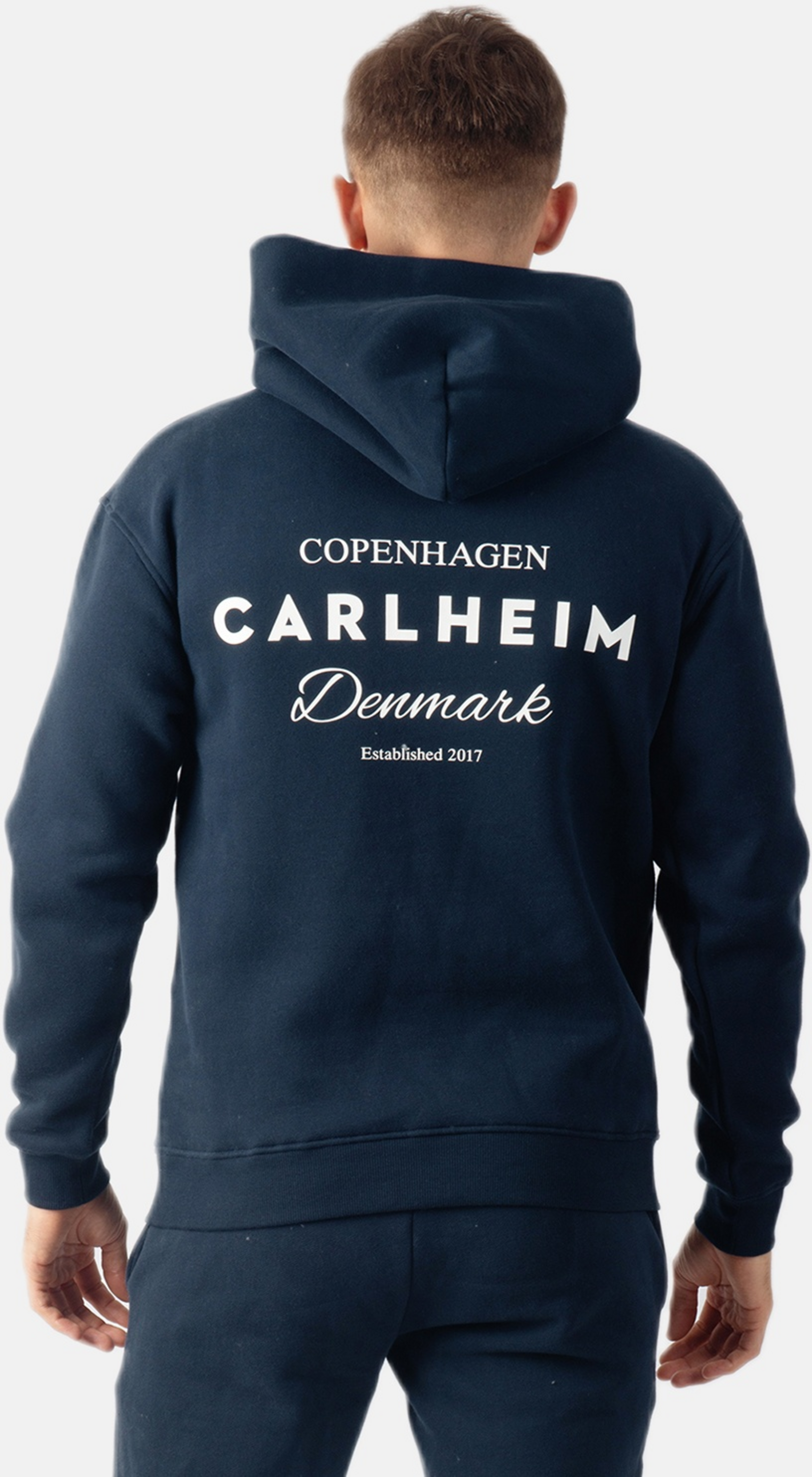 CARLHEIM, Hudson Lounge Branded Hoodie
