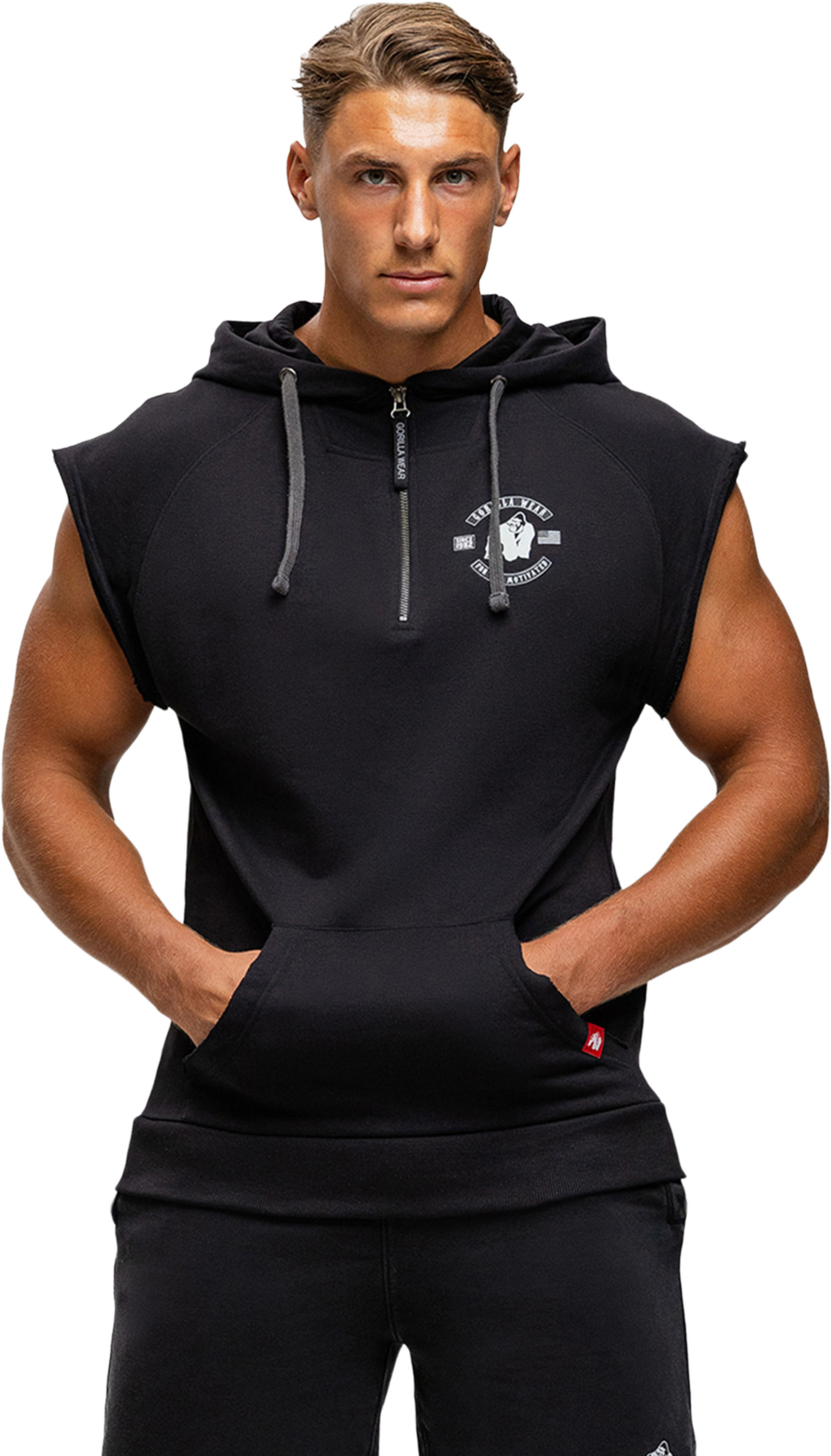GORILLA WEAR, Huntley Sleeveless Hoodie
