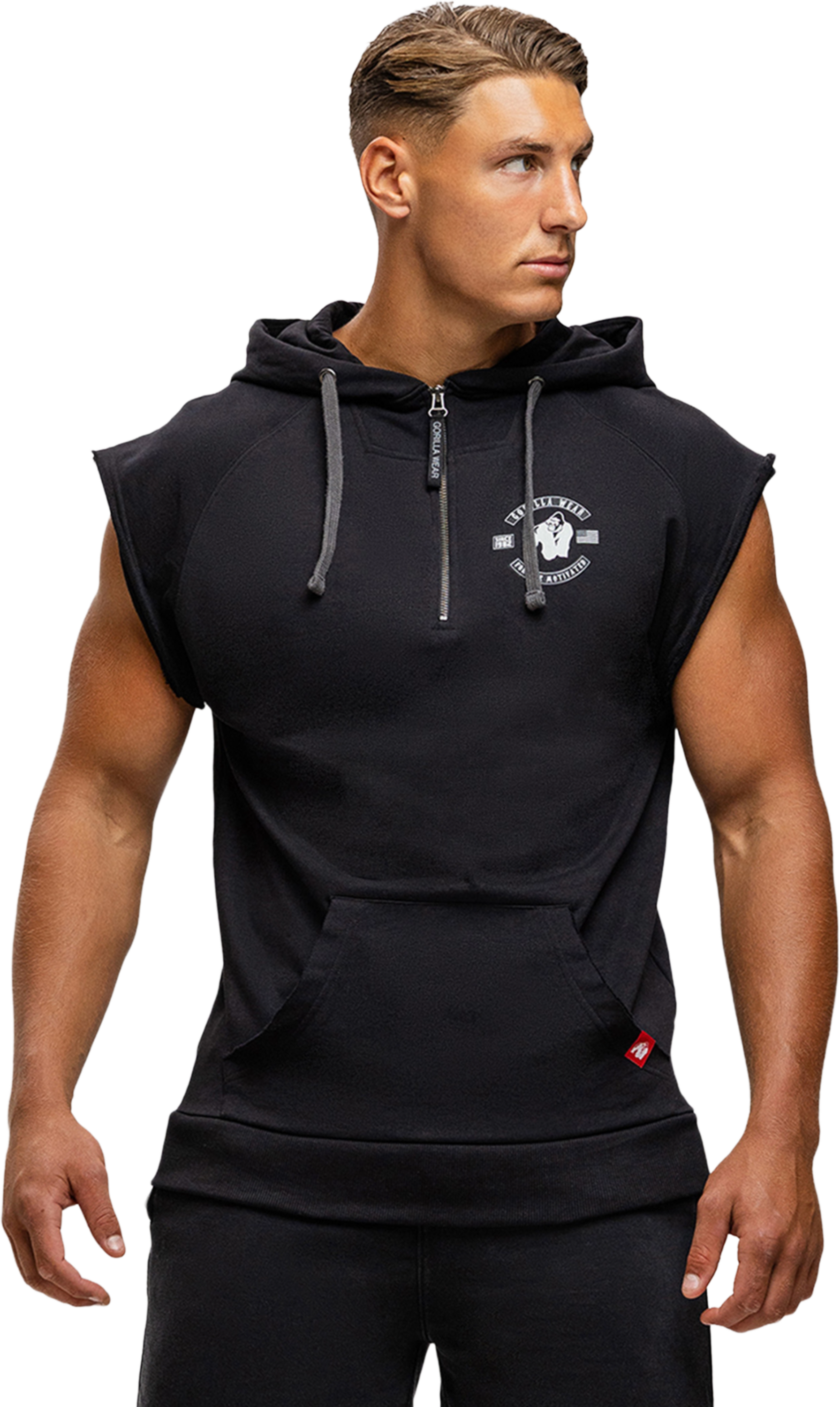 GORILLA WEAR, Huntley Sleeveless Hoodie