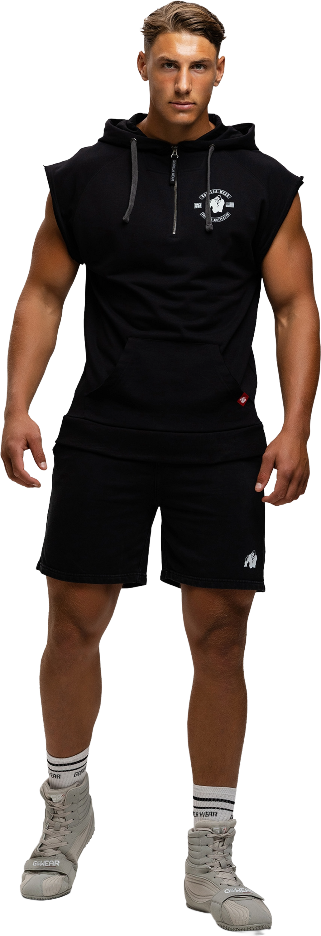 GORILLA WEAR, Huntley Sleeveless Hoodie