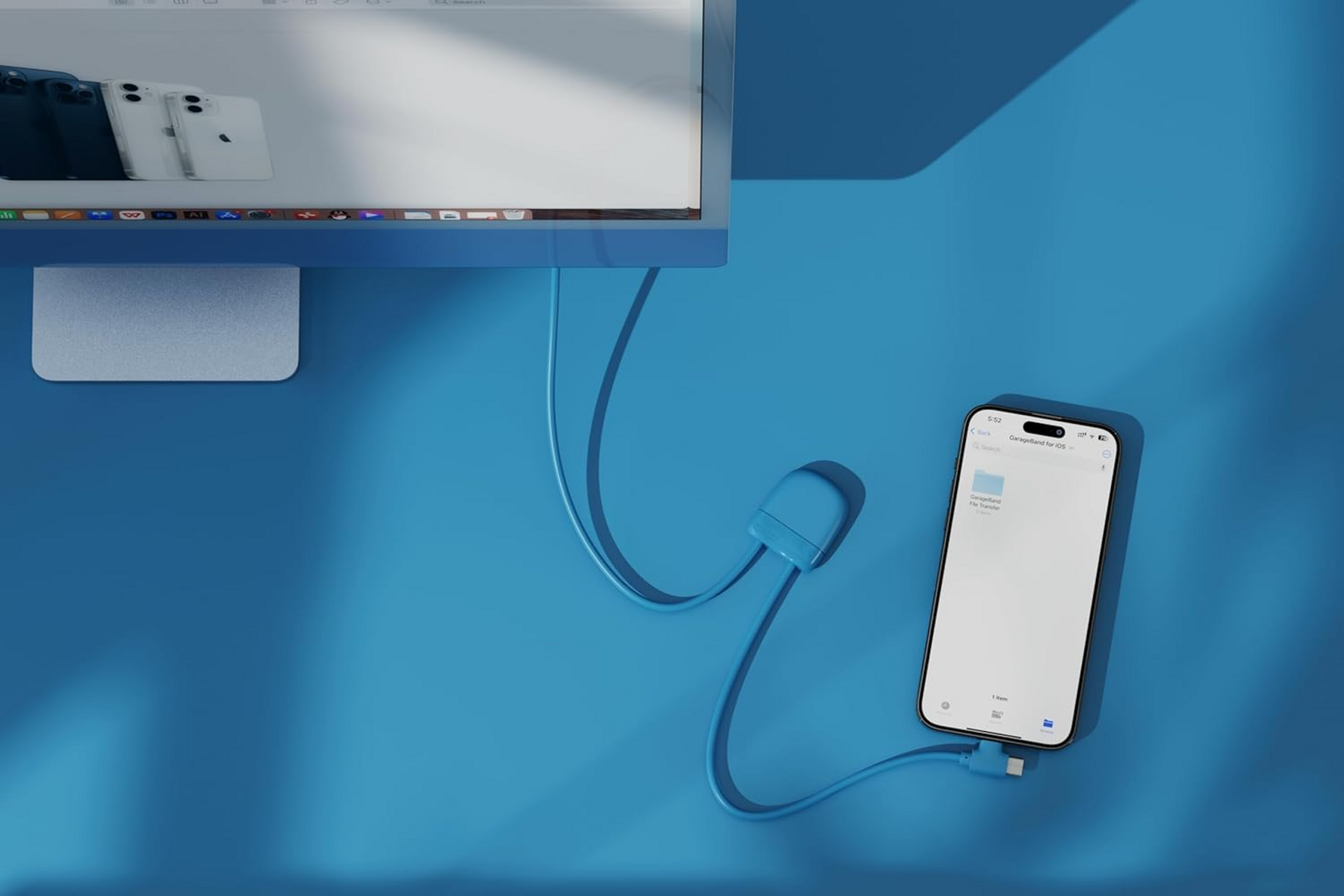 XOOPAR, Ice-c Multi-connector Laddningskabel Blå