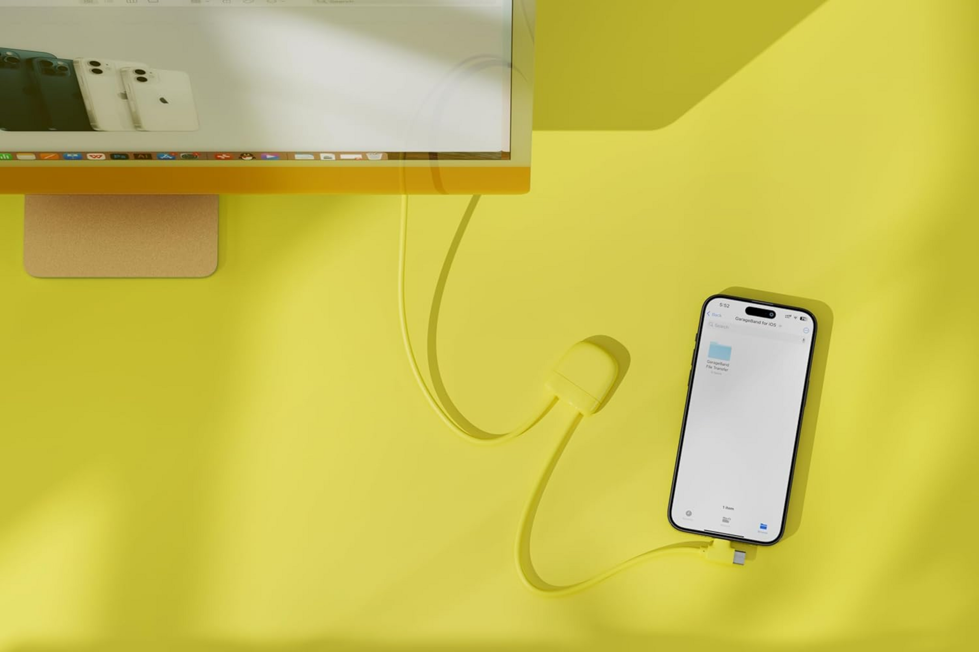 XOOPAR, Ice-c Multi-connector Laddningskabel Gul