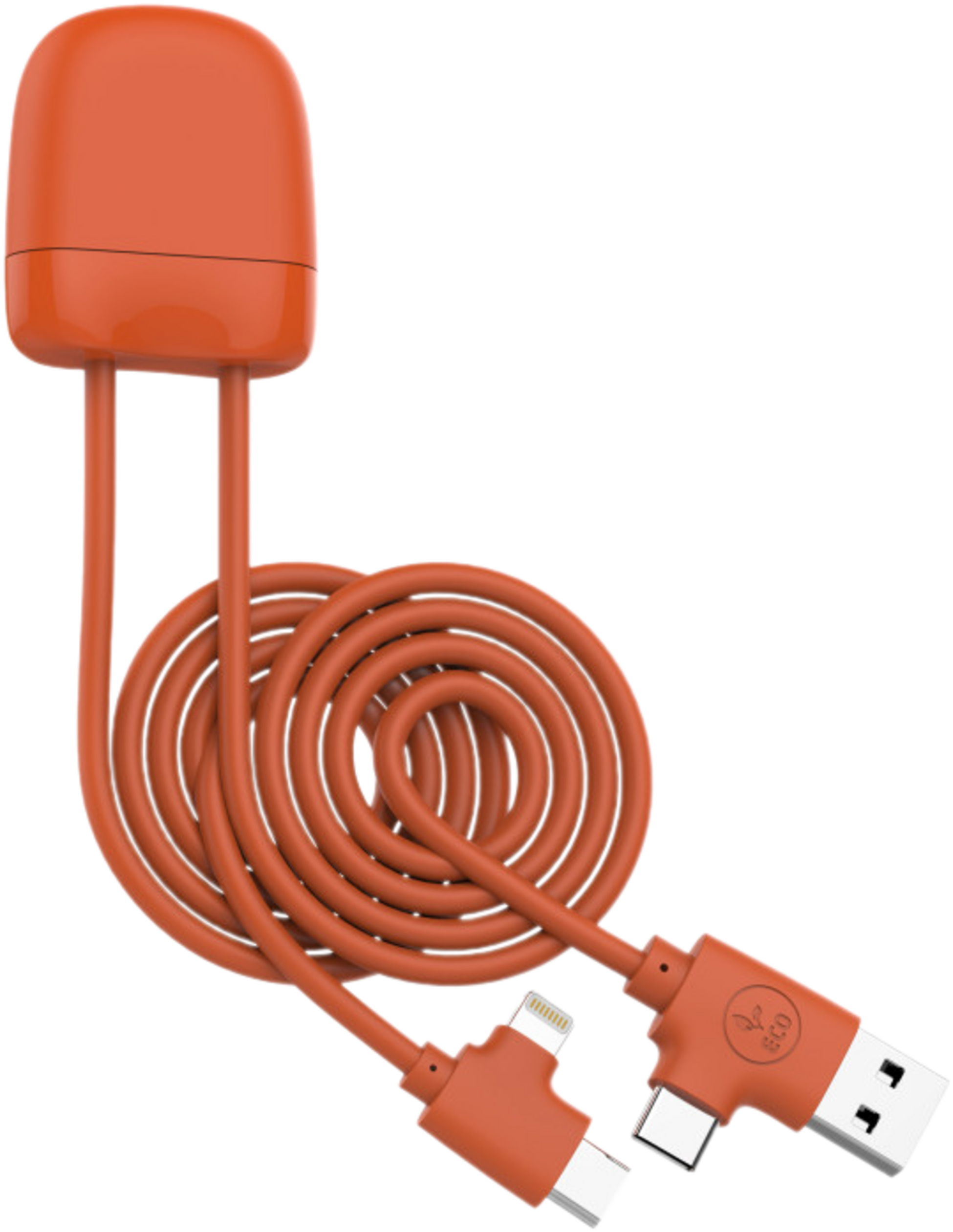 XOOPAR, Ice-c Multi-connector Laddningskabel Orange