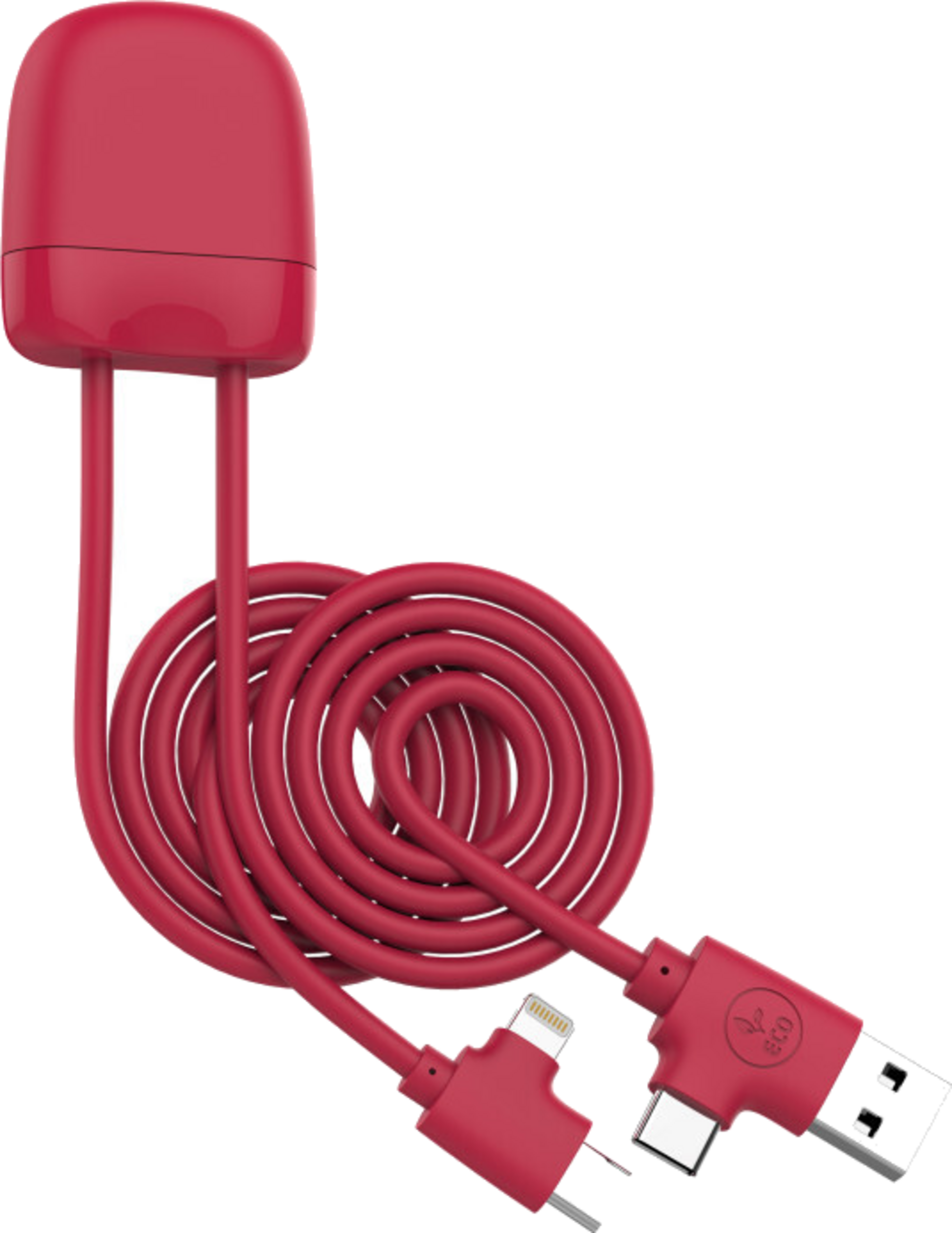 XOOPAR, Ice-c Multi-connector Laddningskabel R&ouml;d