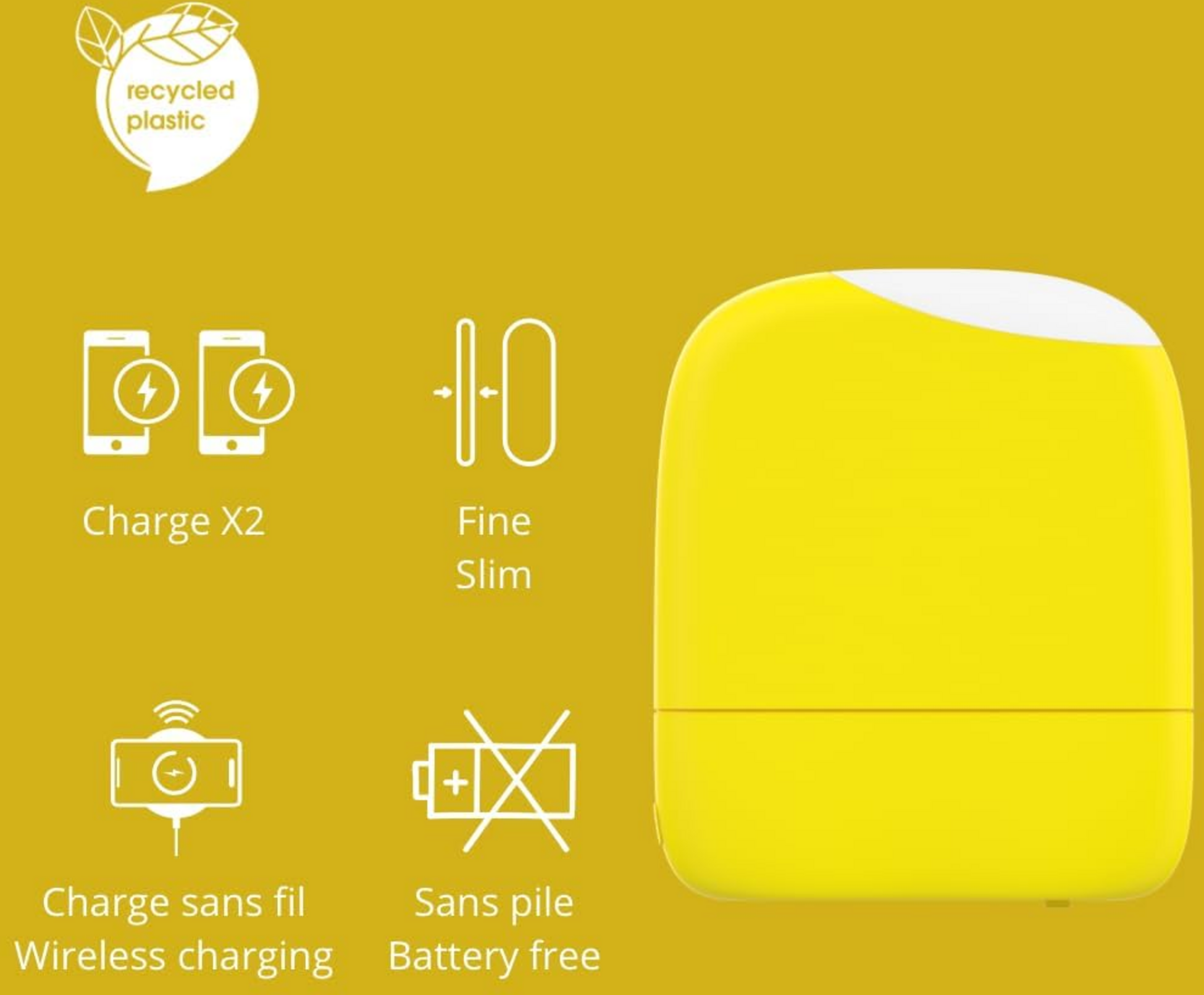 XOOPAR, Ice-p Powerbank 5000 Mah Gul