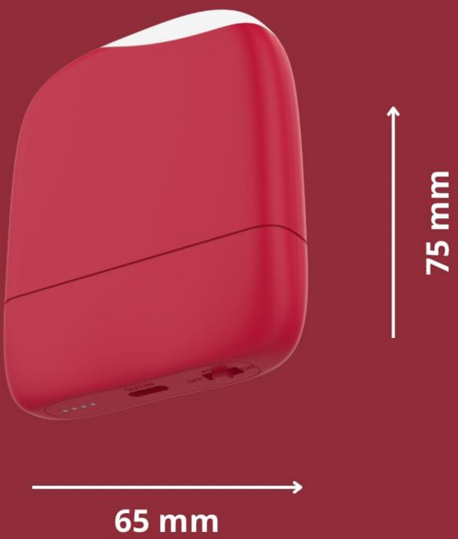 XOOPAR, Ice-p Powerbank 5000 Mah R&ouml;d