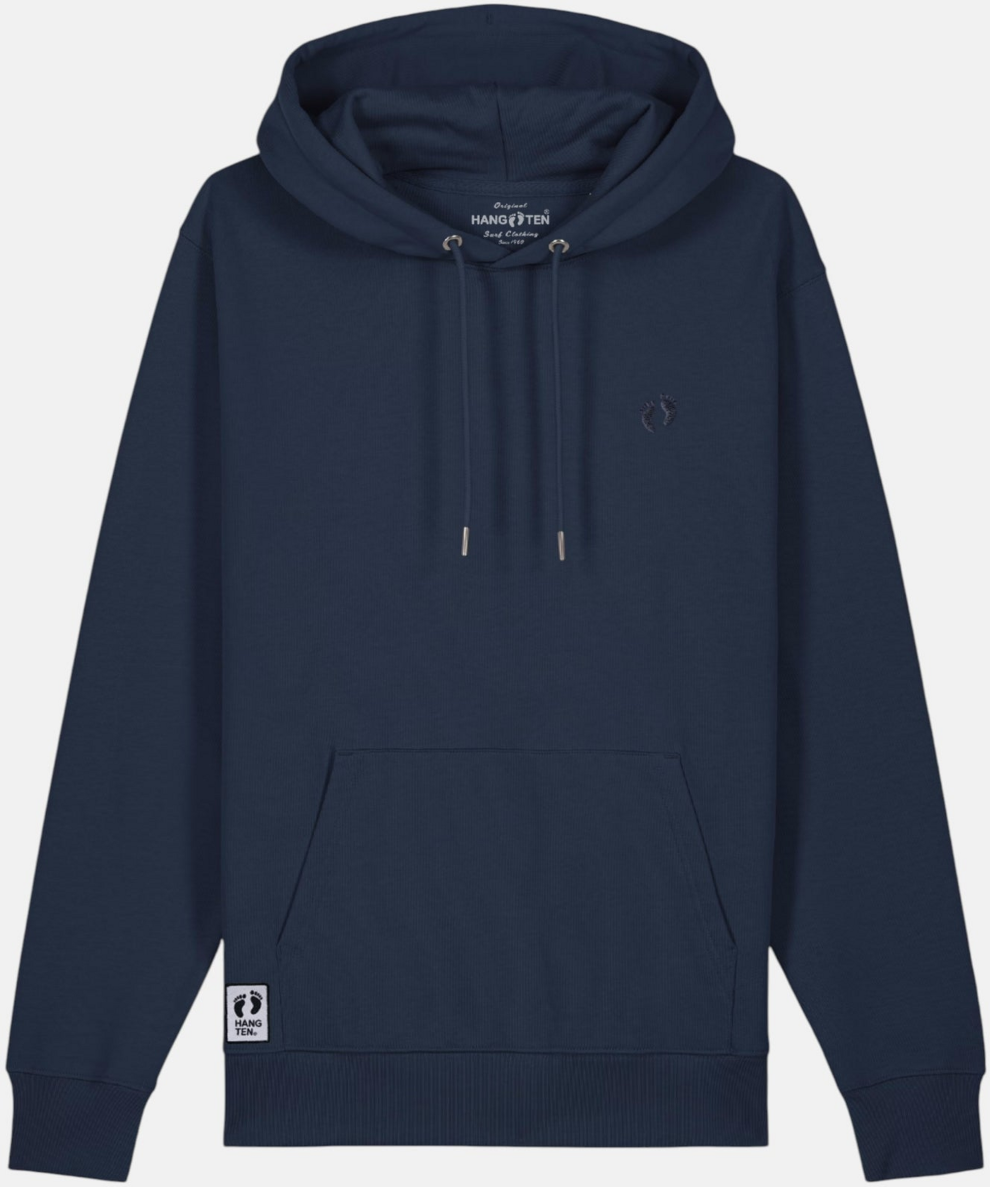 HANG TEN, Icon Feet Organic Cotton Hoodie - French Navy