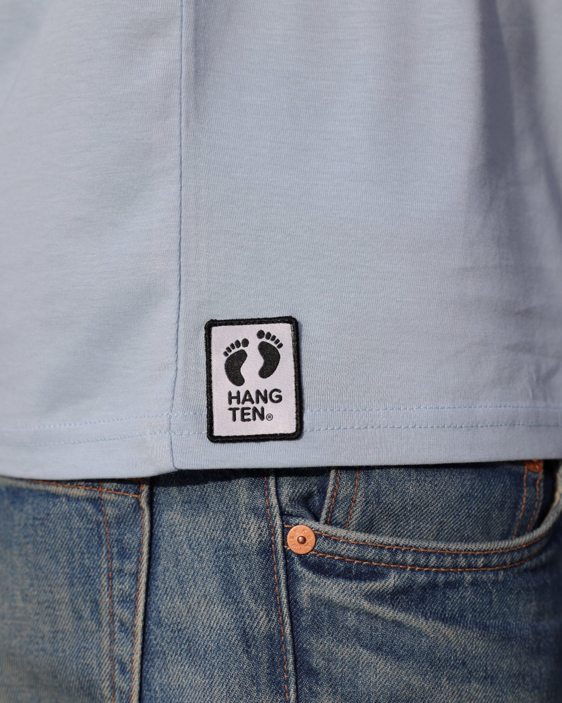 HANG TEN, Icon Logo T-shirt In 100% Organic Cotton