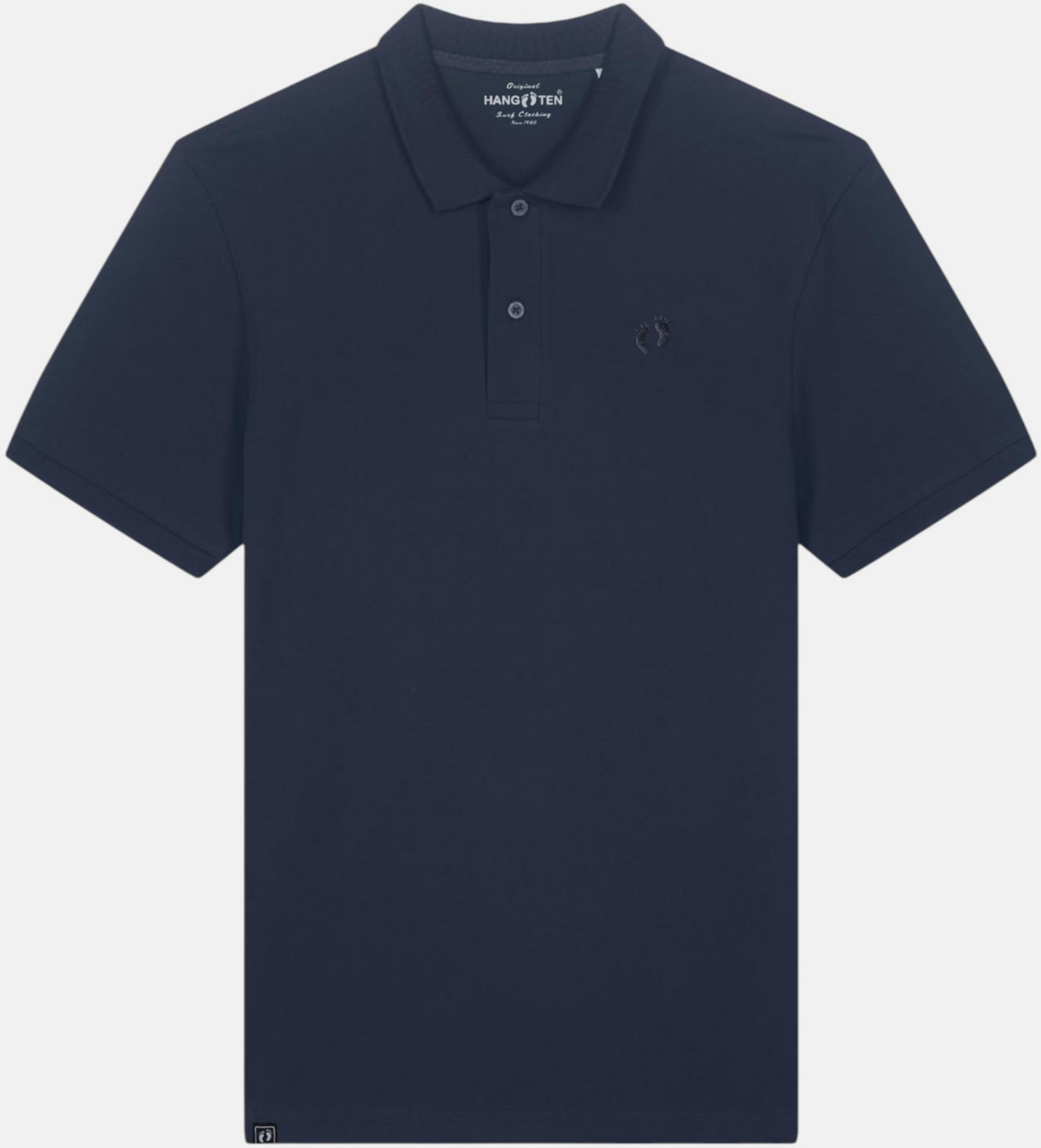 HANG TEN, Icon Organic Cotton Polo Shirt - French Navy