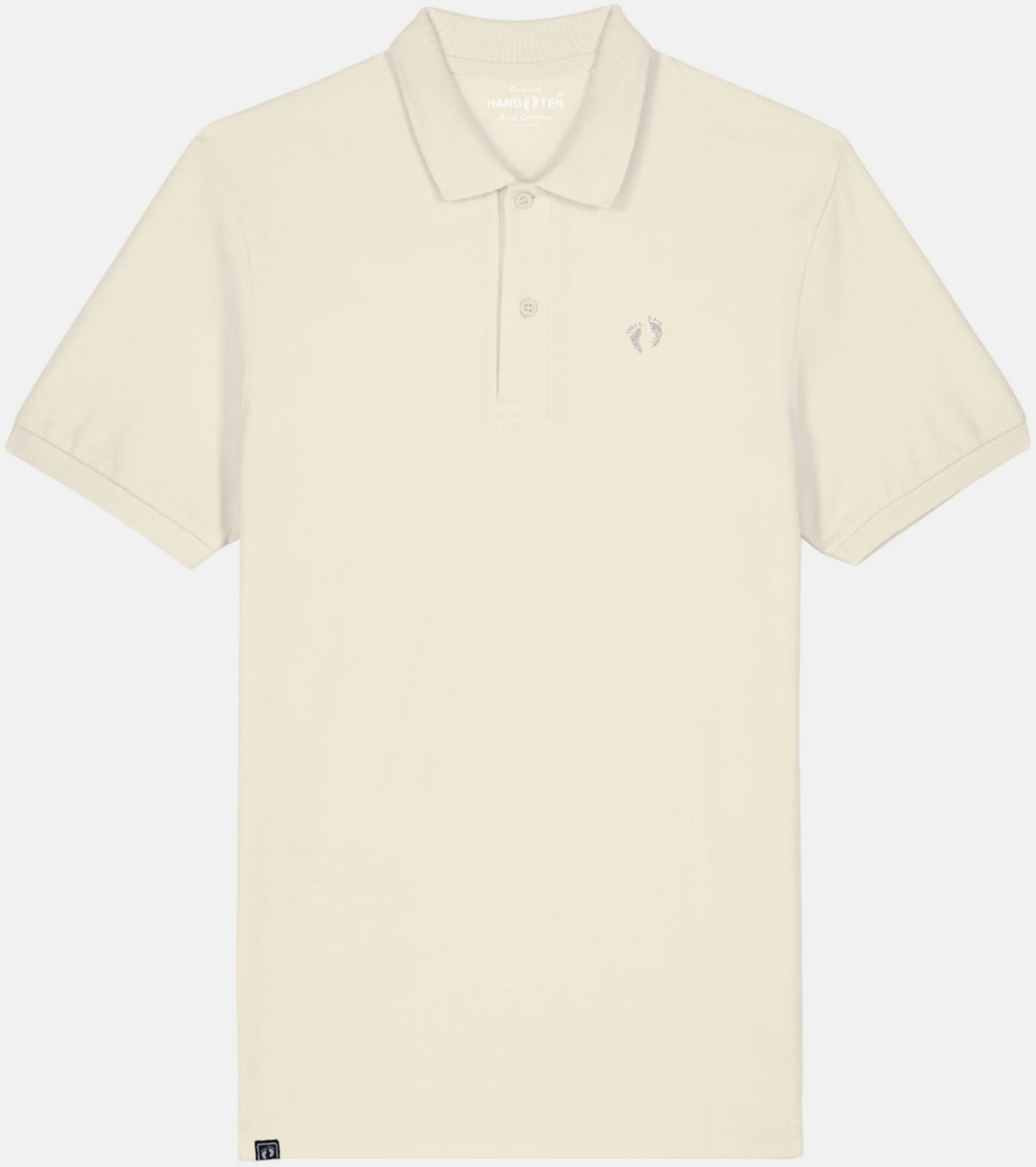 HANG TEN, Icon Organic Cotton Polo Shirt - Natural Raw