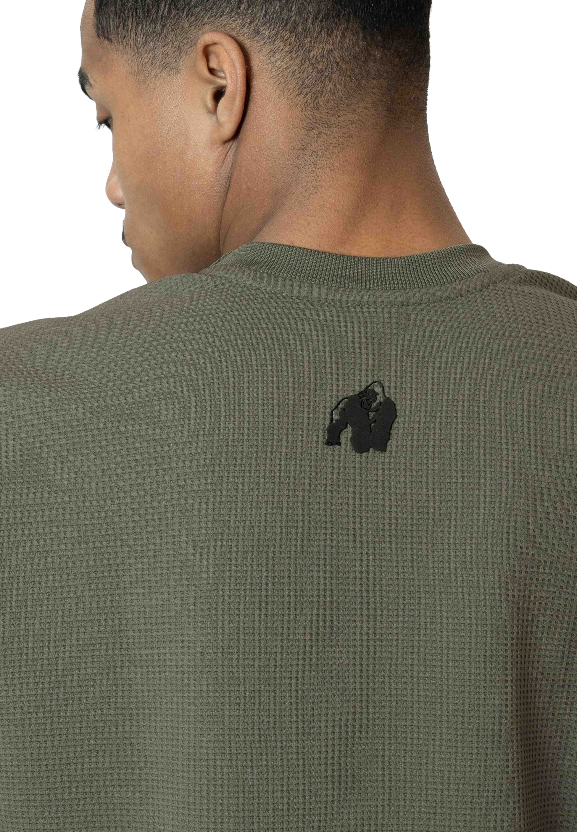 GORILLA WEAR, Idaho Oversized Waffle T-shirt