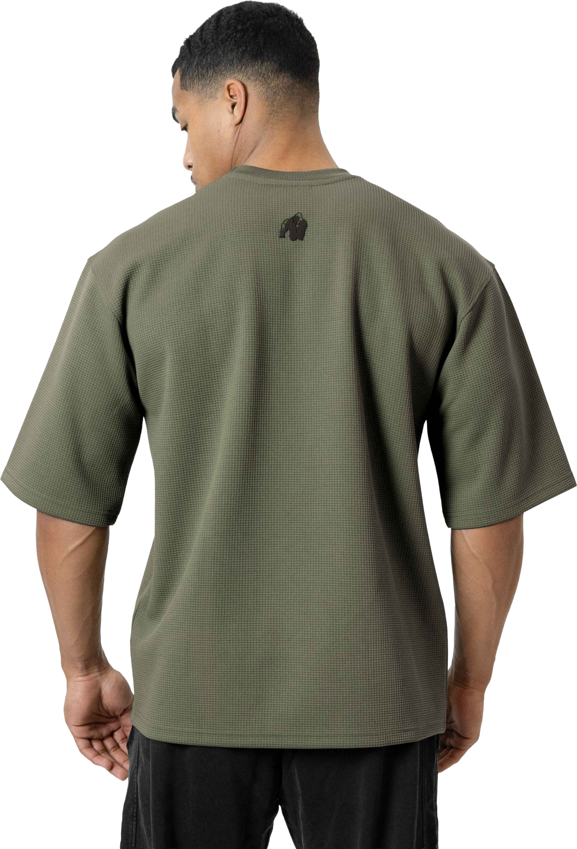 GORILLA WEAR, Idaho Oversized Waffle T-shirt