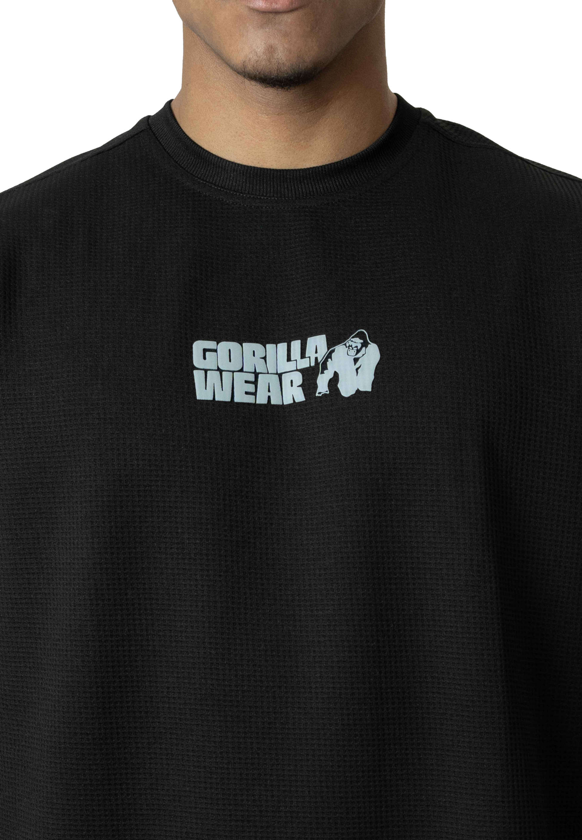 GORILLA WEAR, Idaho Oversized Waffle T-shirt