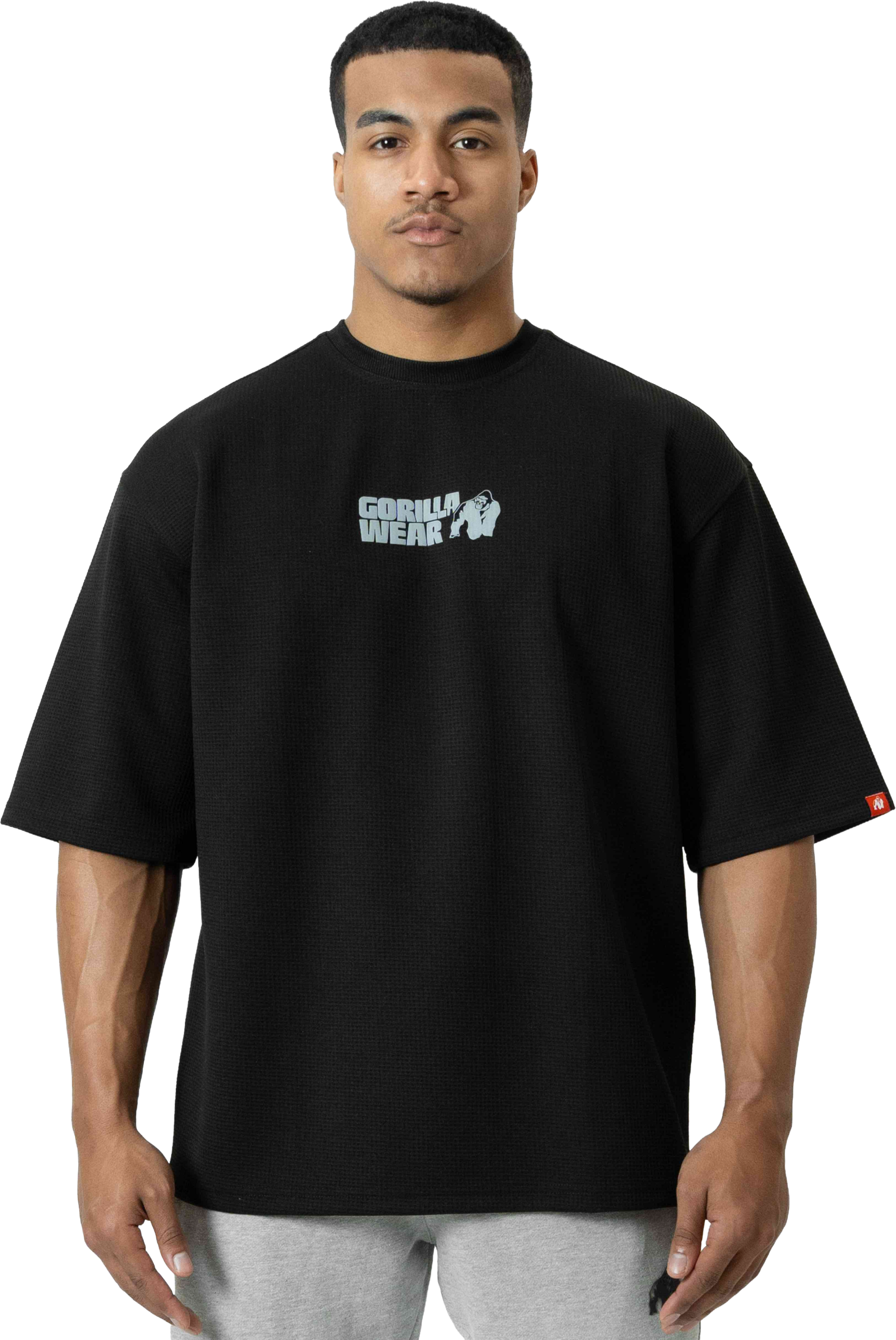 GORILLA WEAR, Idaho Oversized Waffle T-shirt
