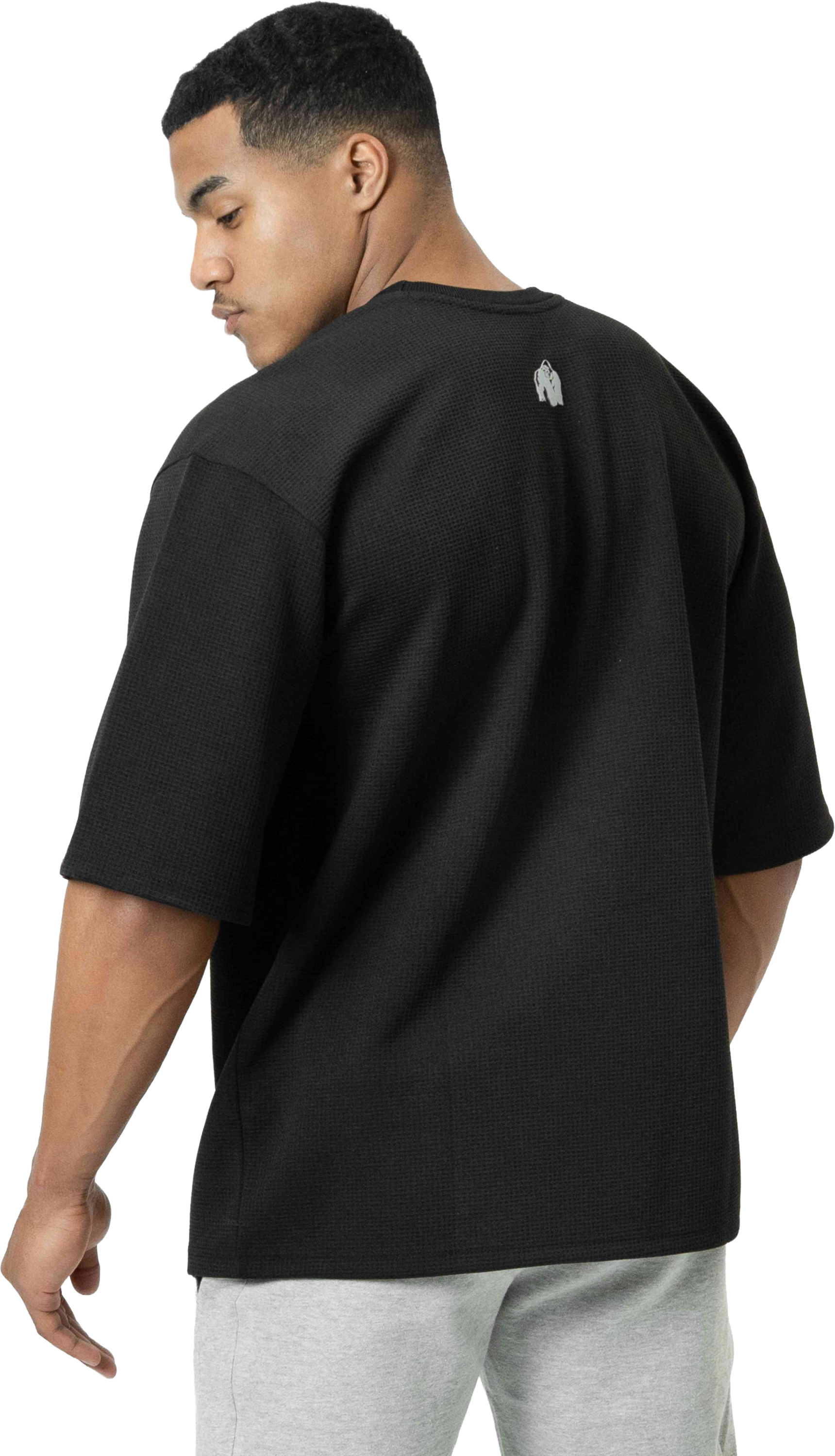 GORILLA WEAR, Idaho Oversized Waffle T-shirt