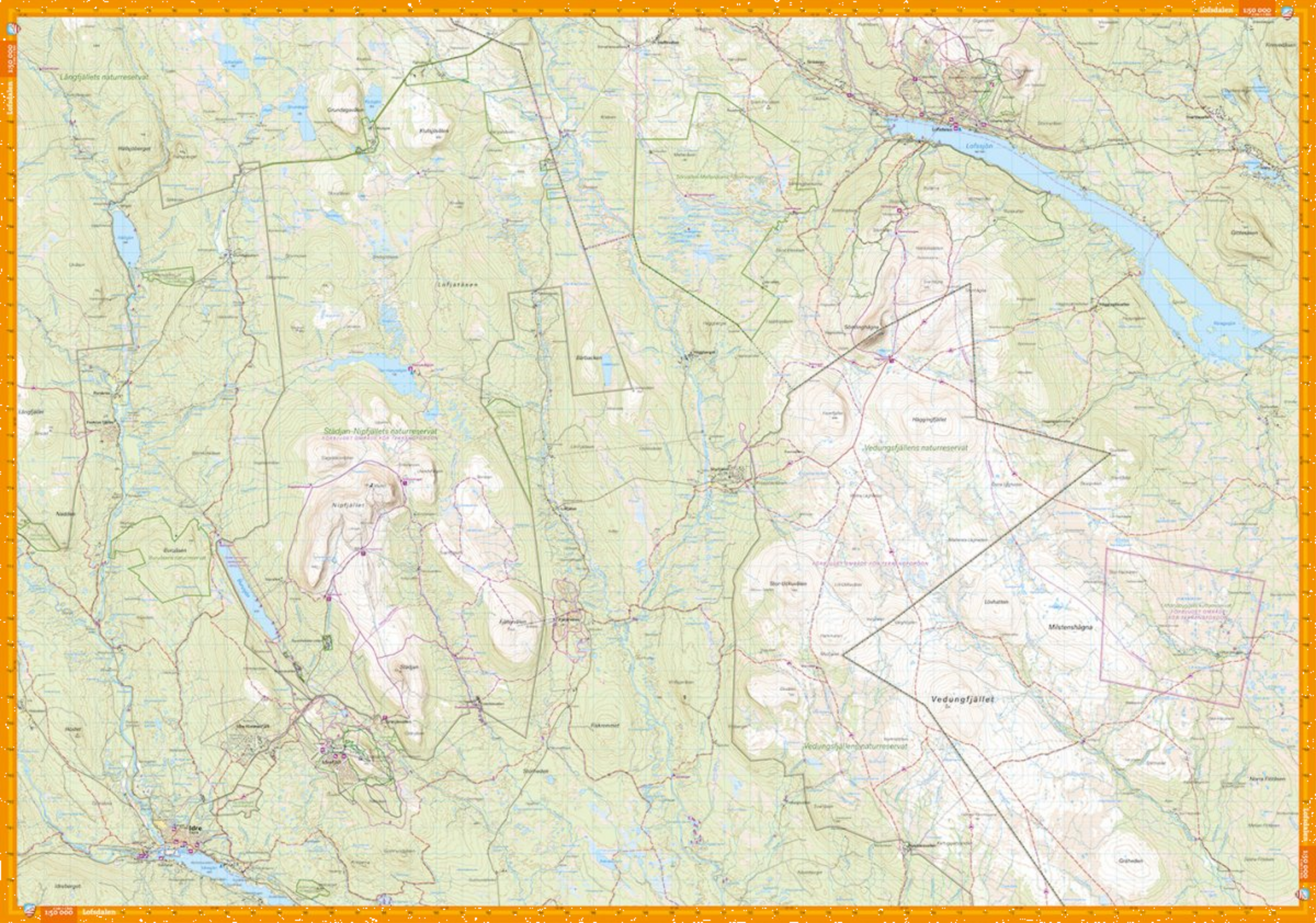 CALAZO, Idre  Lofsdalen 1:50.000