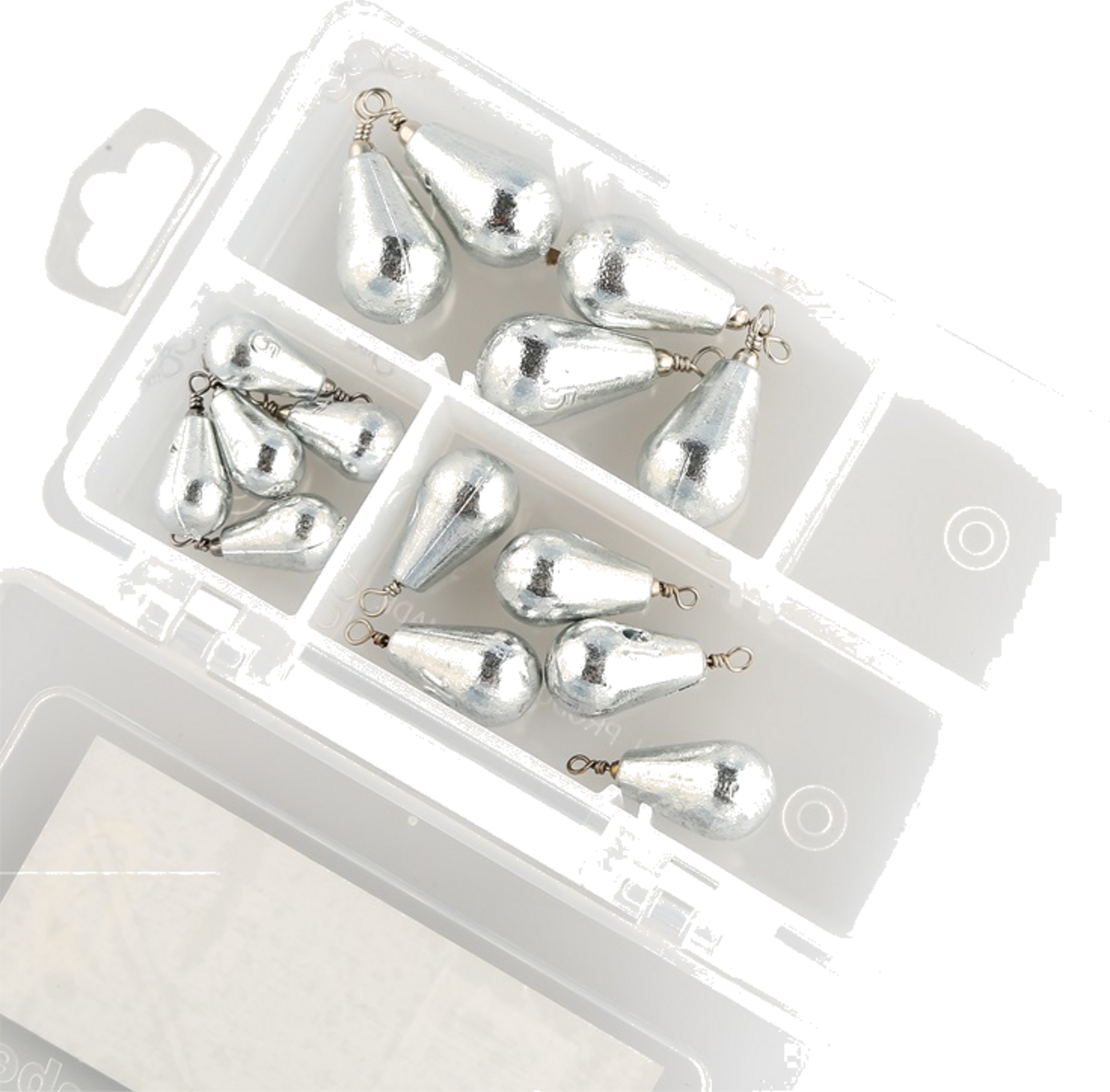 IFISH, Ifish Pear Sinkers Zink 15-pack