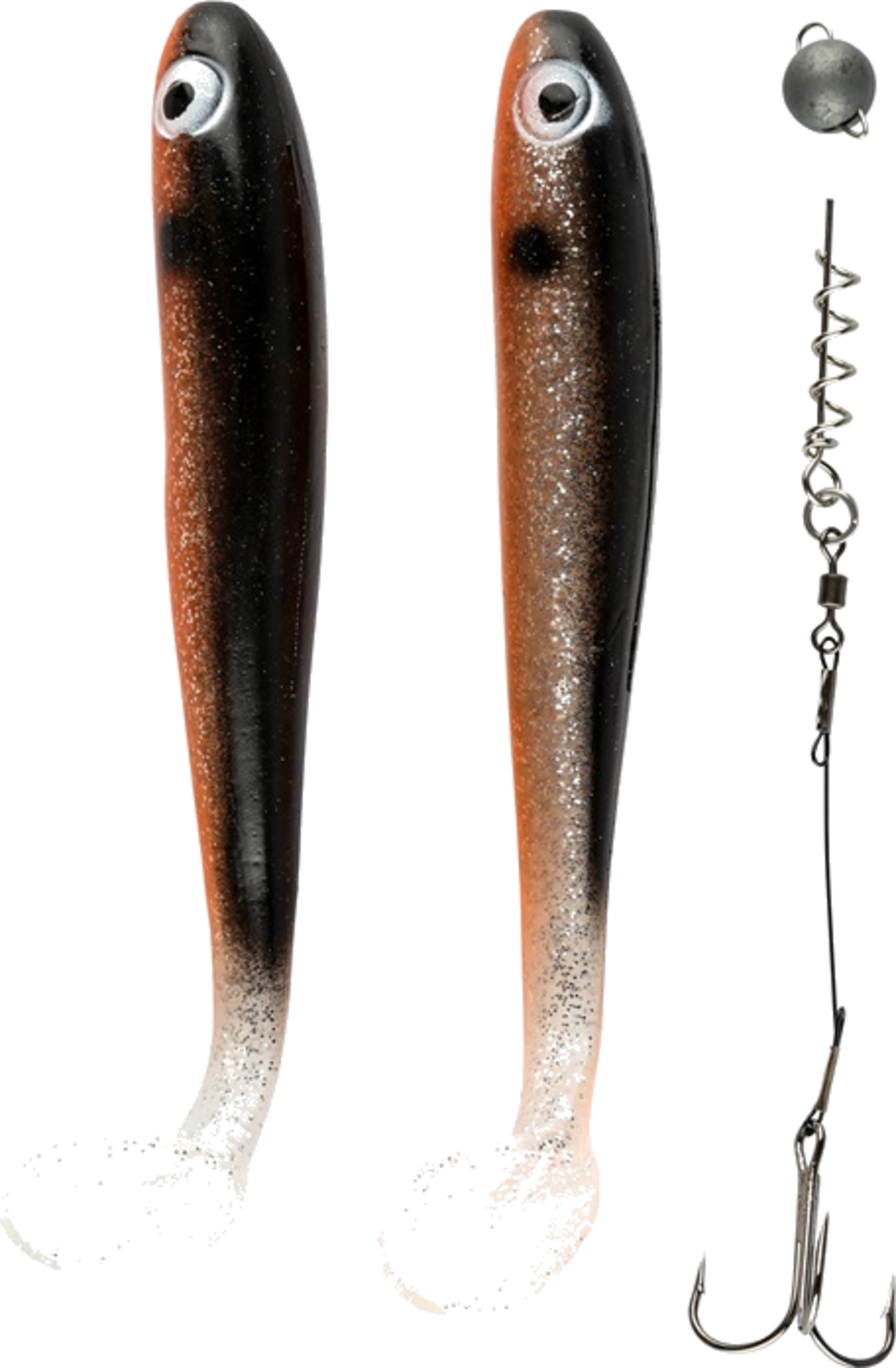 IFISH, Ifish The Demon Shad 15cm, 2-pack Including Stinger - Silver Sally