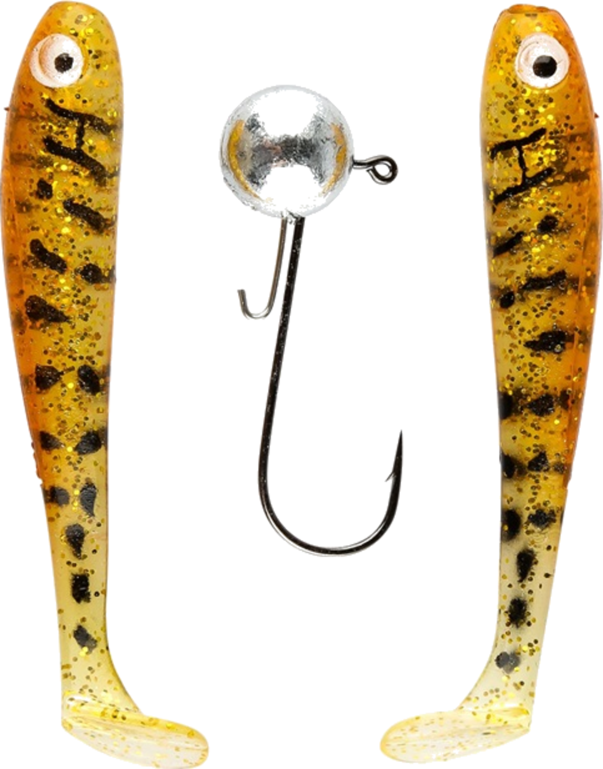 IFISH, Ifish The Demon Shad 7cm, 2-pack Including Jig Head - Motoroil