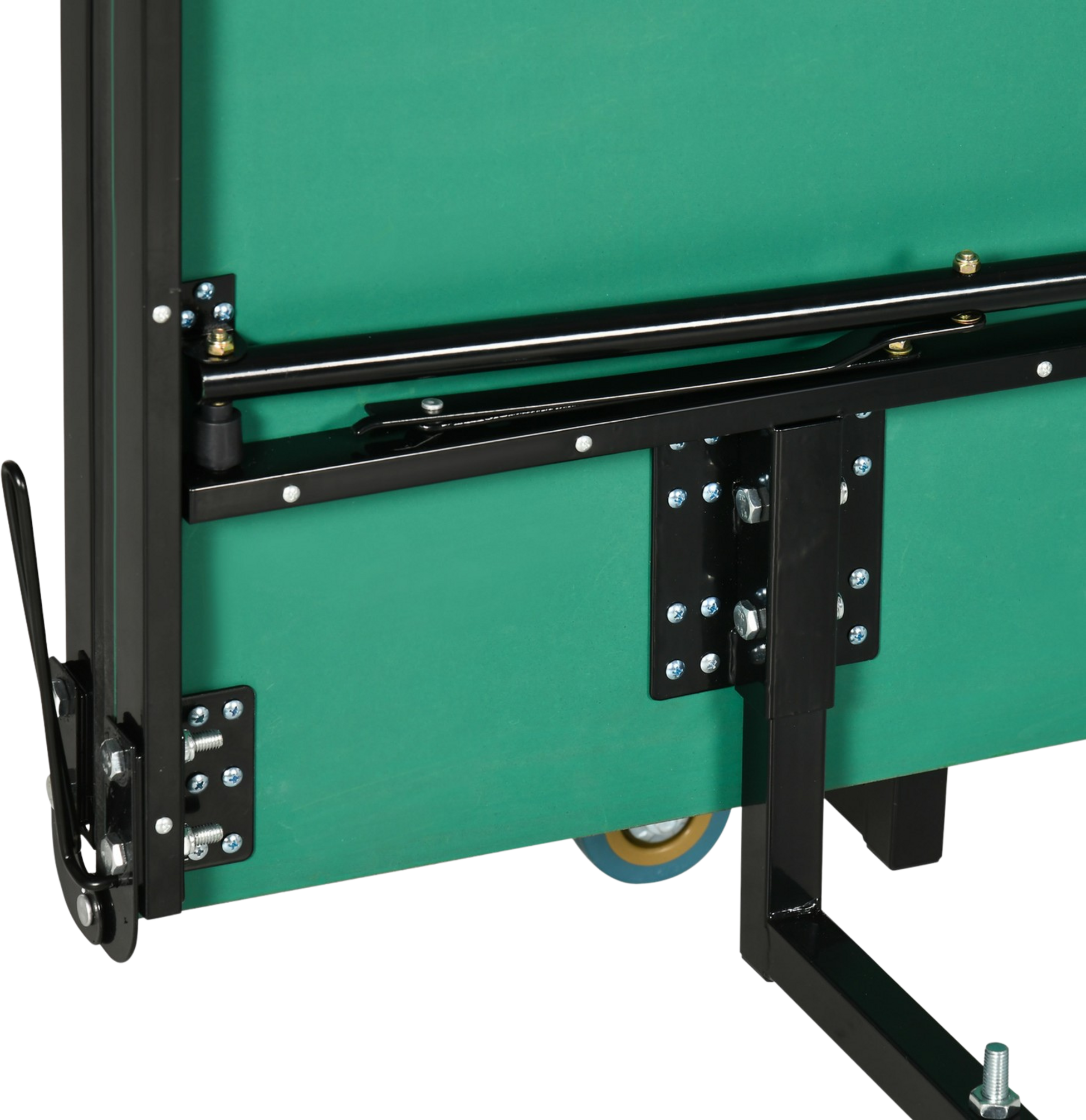 NORTHIX, Indoor Table Tennis Table With Wheels Table Tennis Table Foldable Table Tennis Game Set With 2 Table