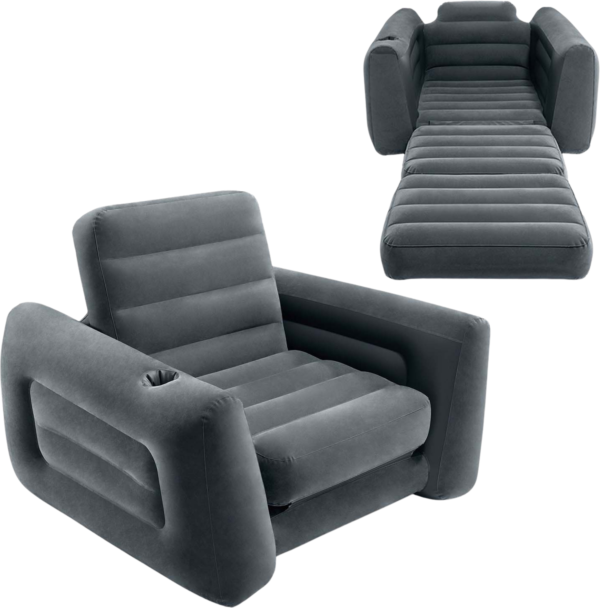INTEX, Inflatable Armchair, Mattress, Daybed, Bed 2in1 Intex - 221x107x66 Cm