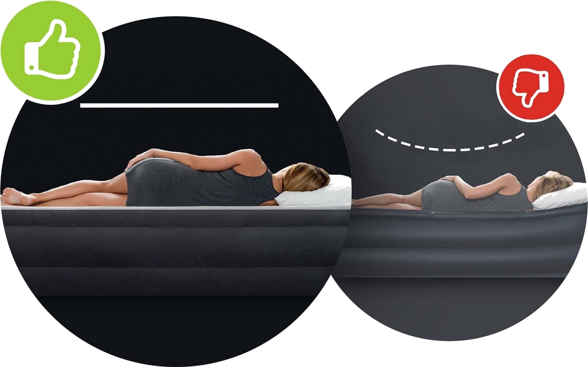 B2X, Inflatable Mattress 191x137x25 Cm With Piston Pump Intex 664108