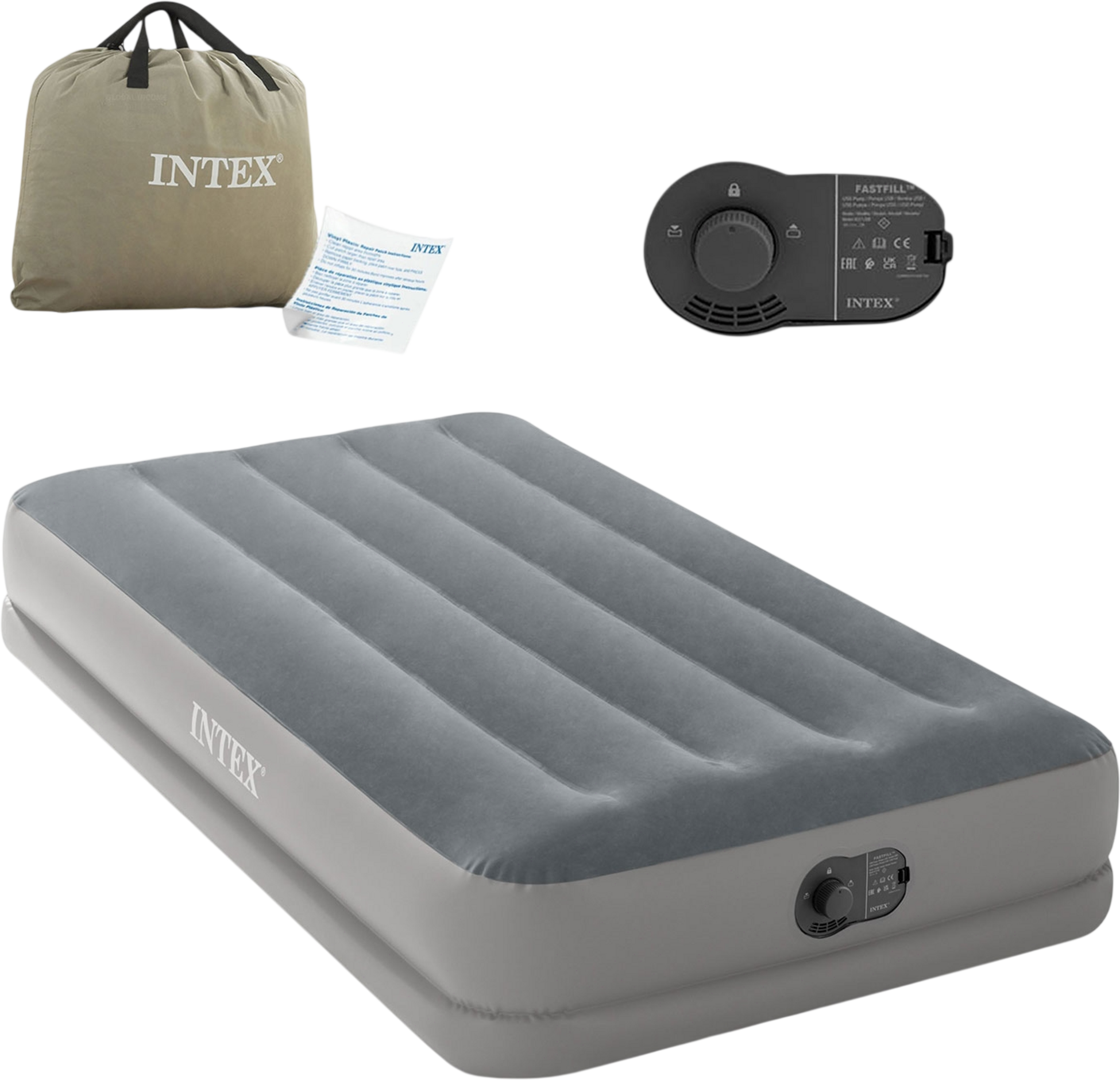 B2X, Inflatable Mattress 191x99x30cm With Built-in Pump