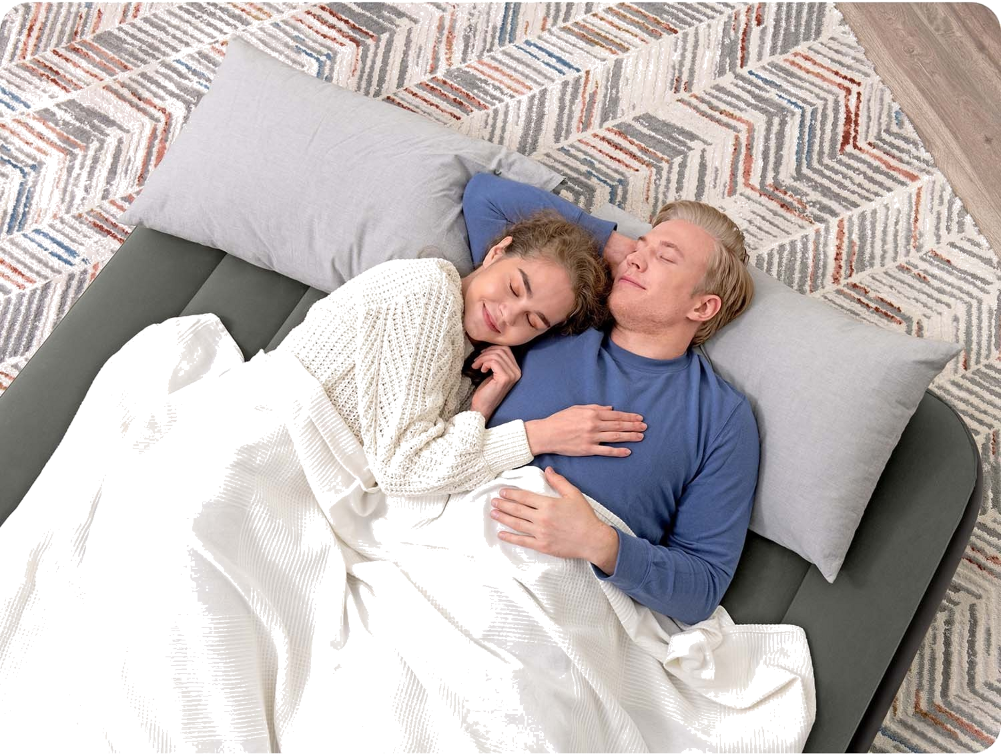 B2X, Inflatable Mattress 203x152x25 Cm For Two People Bestway 6713n