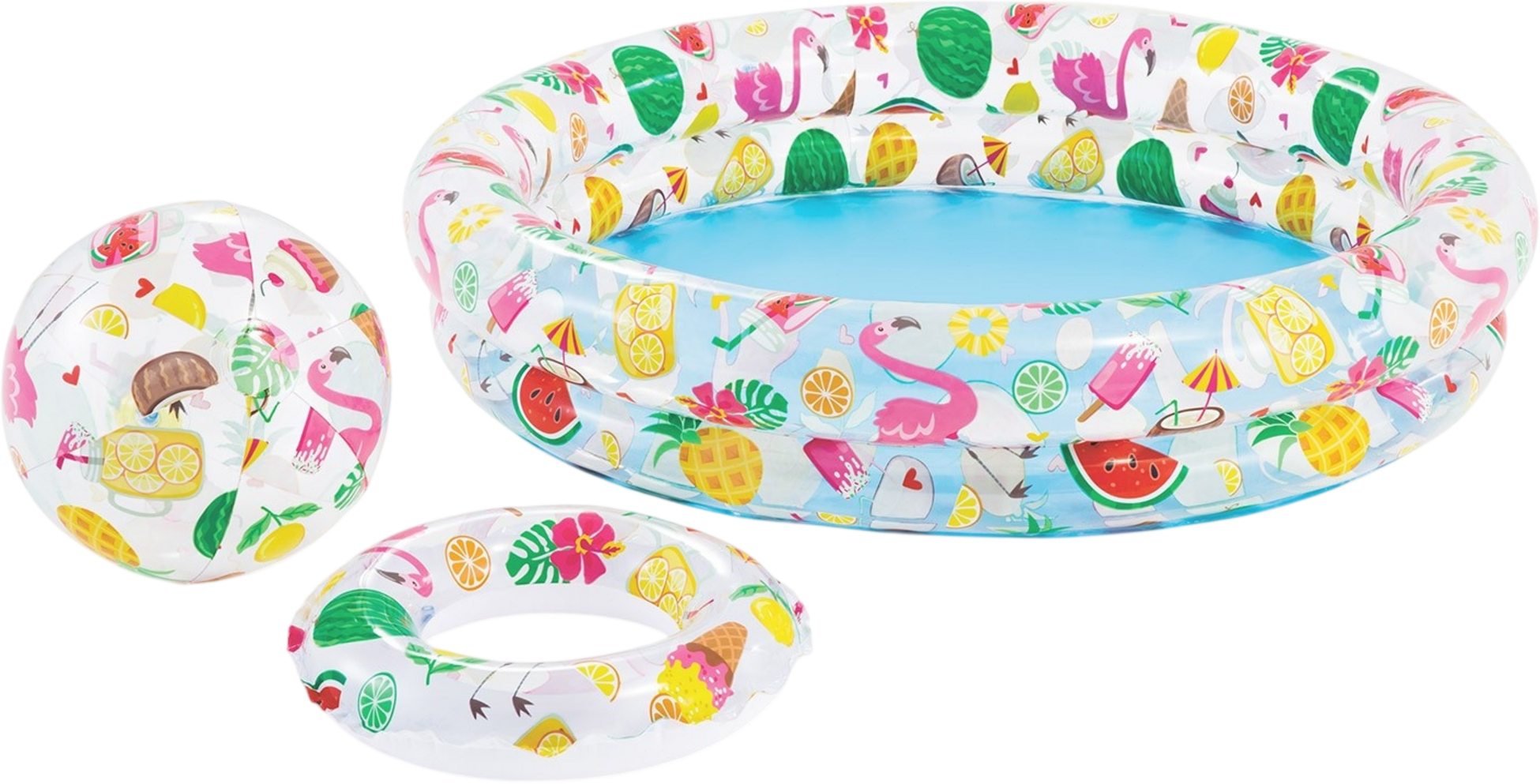 B2X, Inflatable Pool Ring And Ball Set 122 X 25 Cm Intex 59460