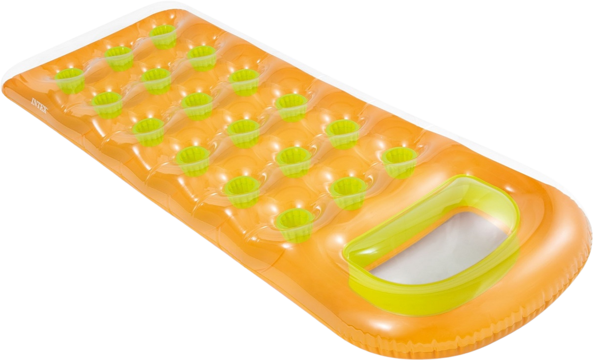 INTEX, Inflatable Swimming Mattress 188 X 71 Cm Orange - 58895 Intex