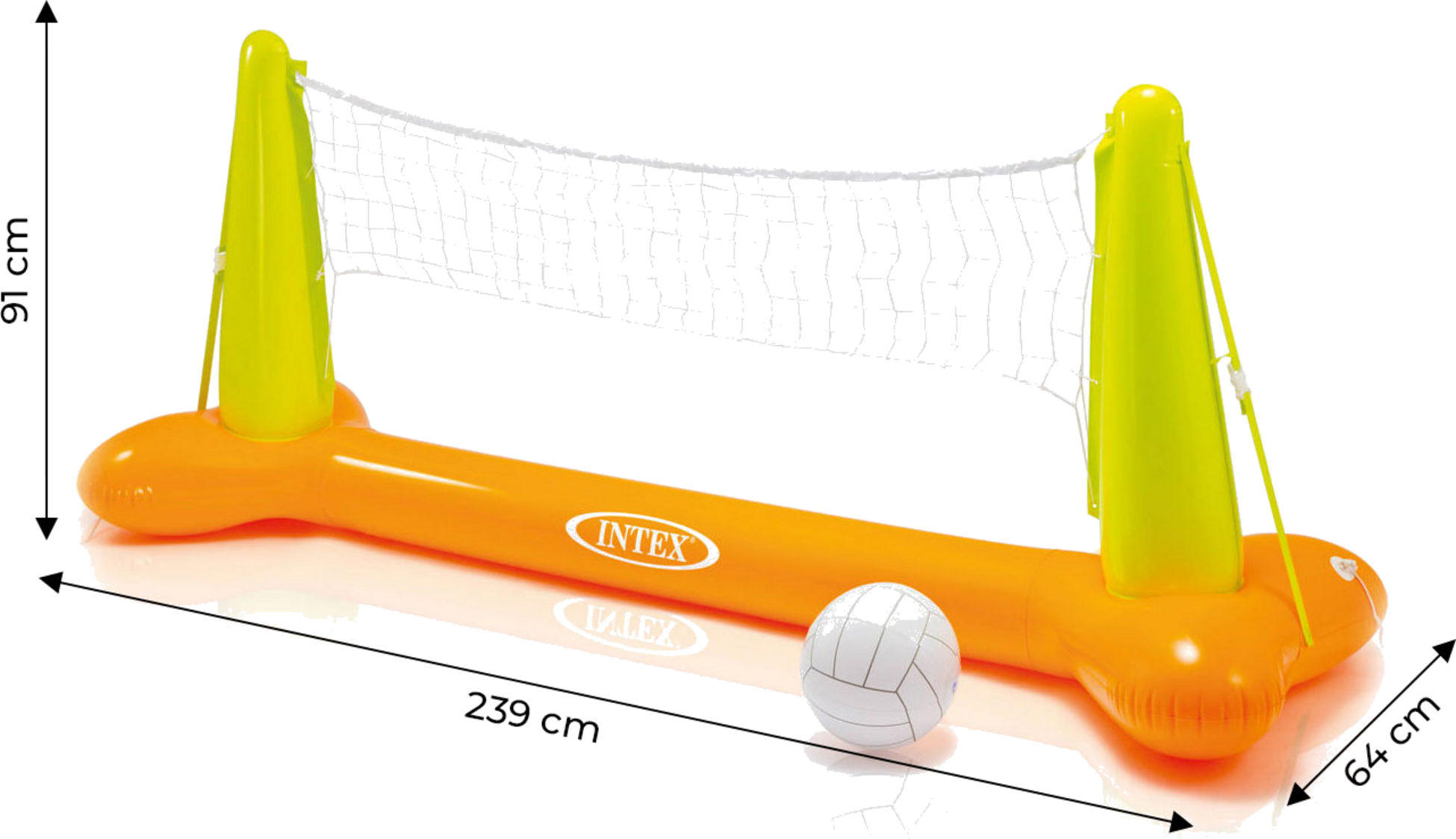 INTEX, Inflatable Volleyball Set Floating Pool Net Intex 56508